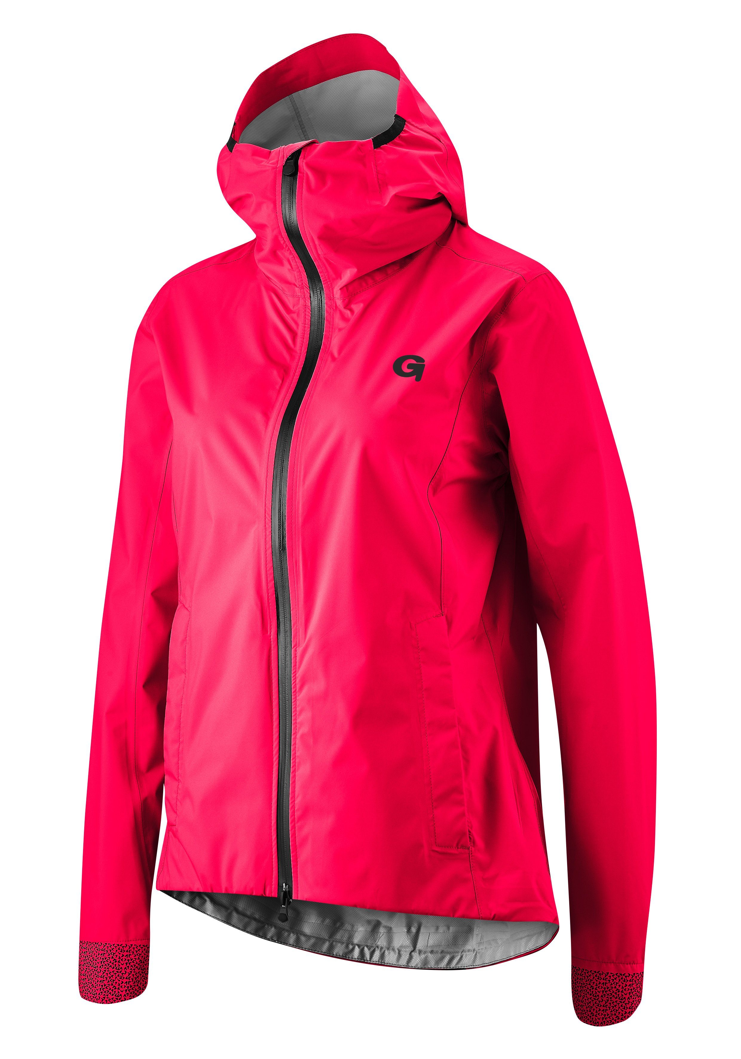 Gonso Fietsjack Save Jacket Trail W Dames regenjack wind- en waterdicht, fietsjack met capuchon