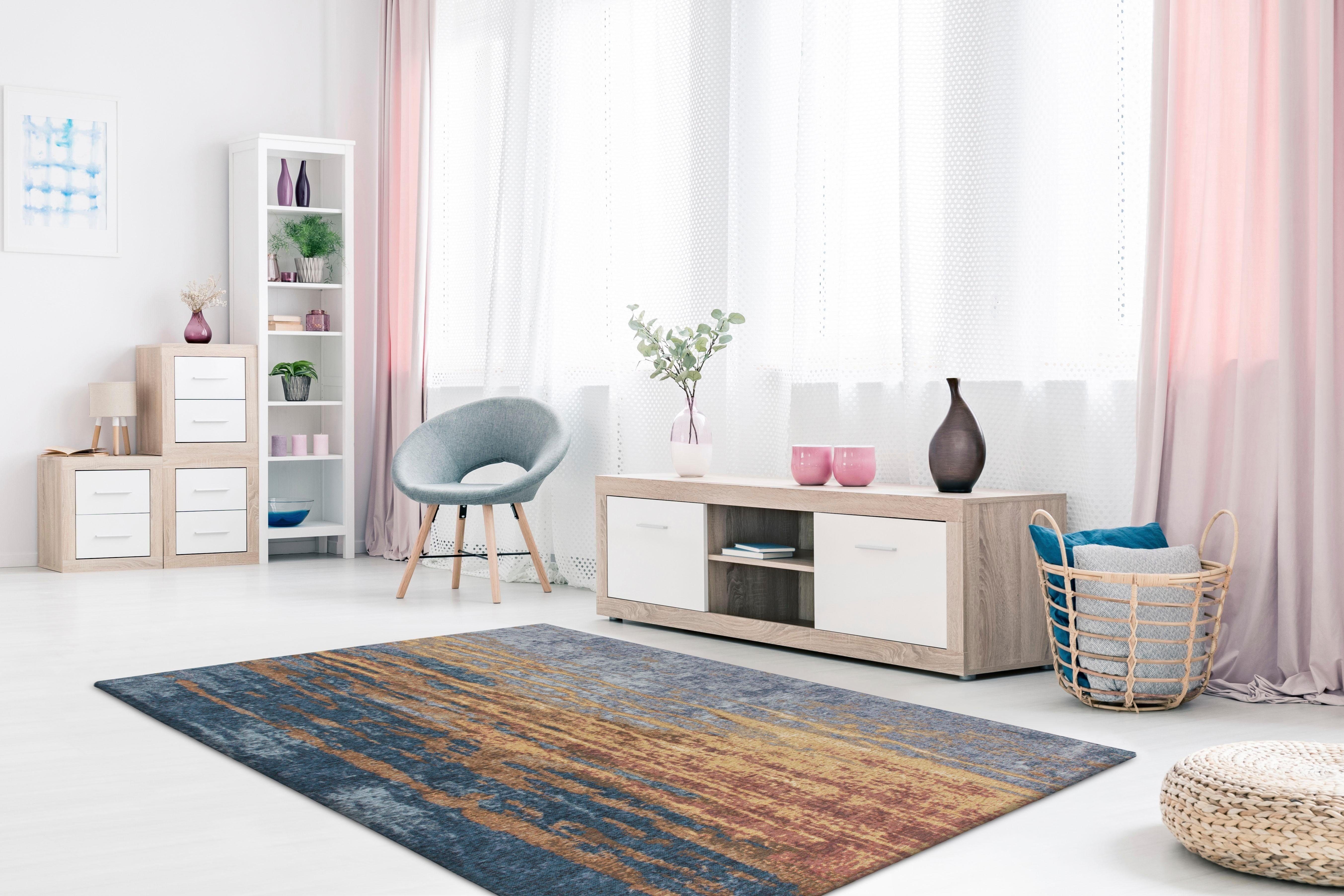 calo-deluxe Vloerkleed Ophir 305 Korte pool, woonkamer