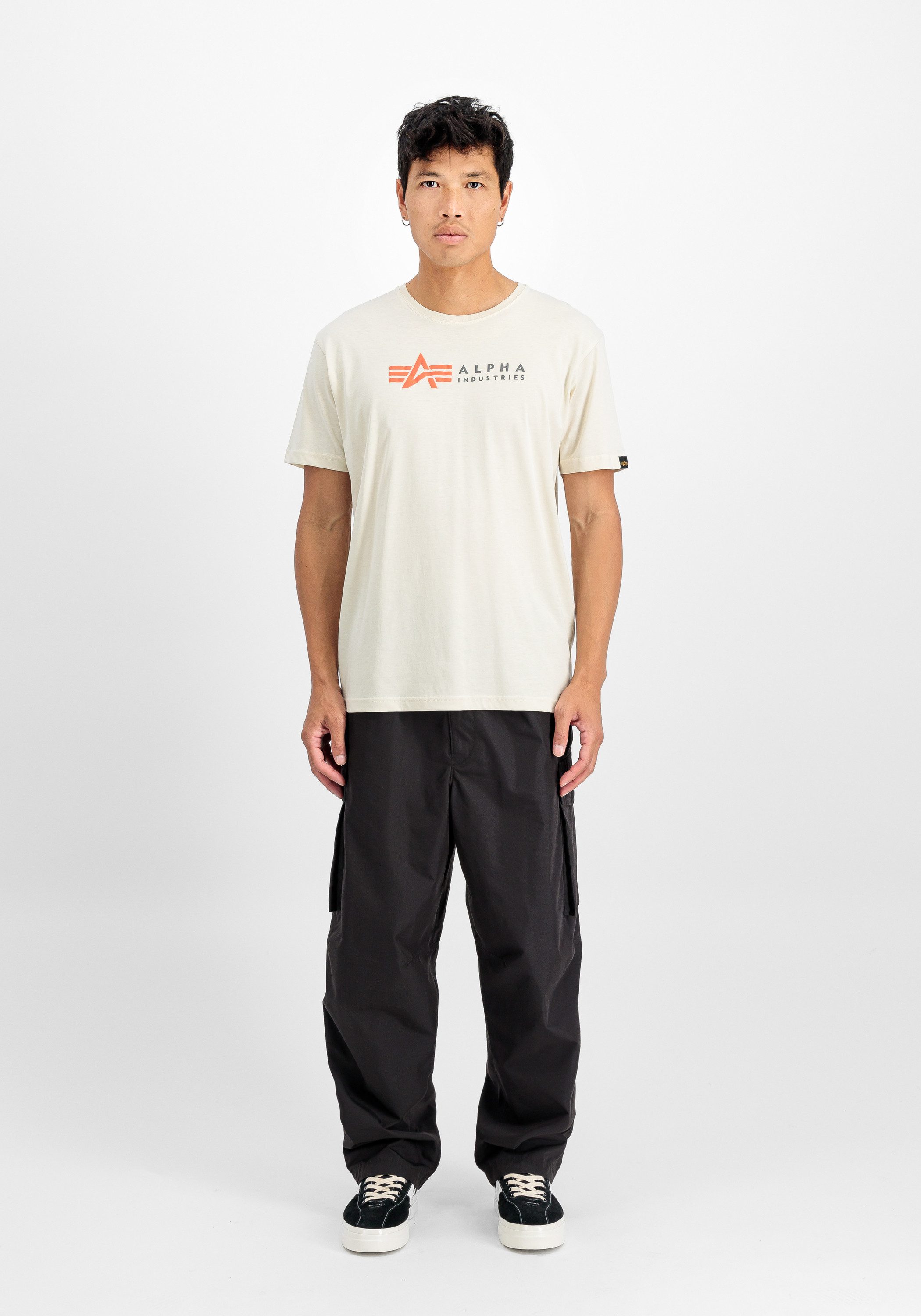 Alpha Industries T-shirt Alpha Industries Men - T-Shirts Alpha Label T Puff Print