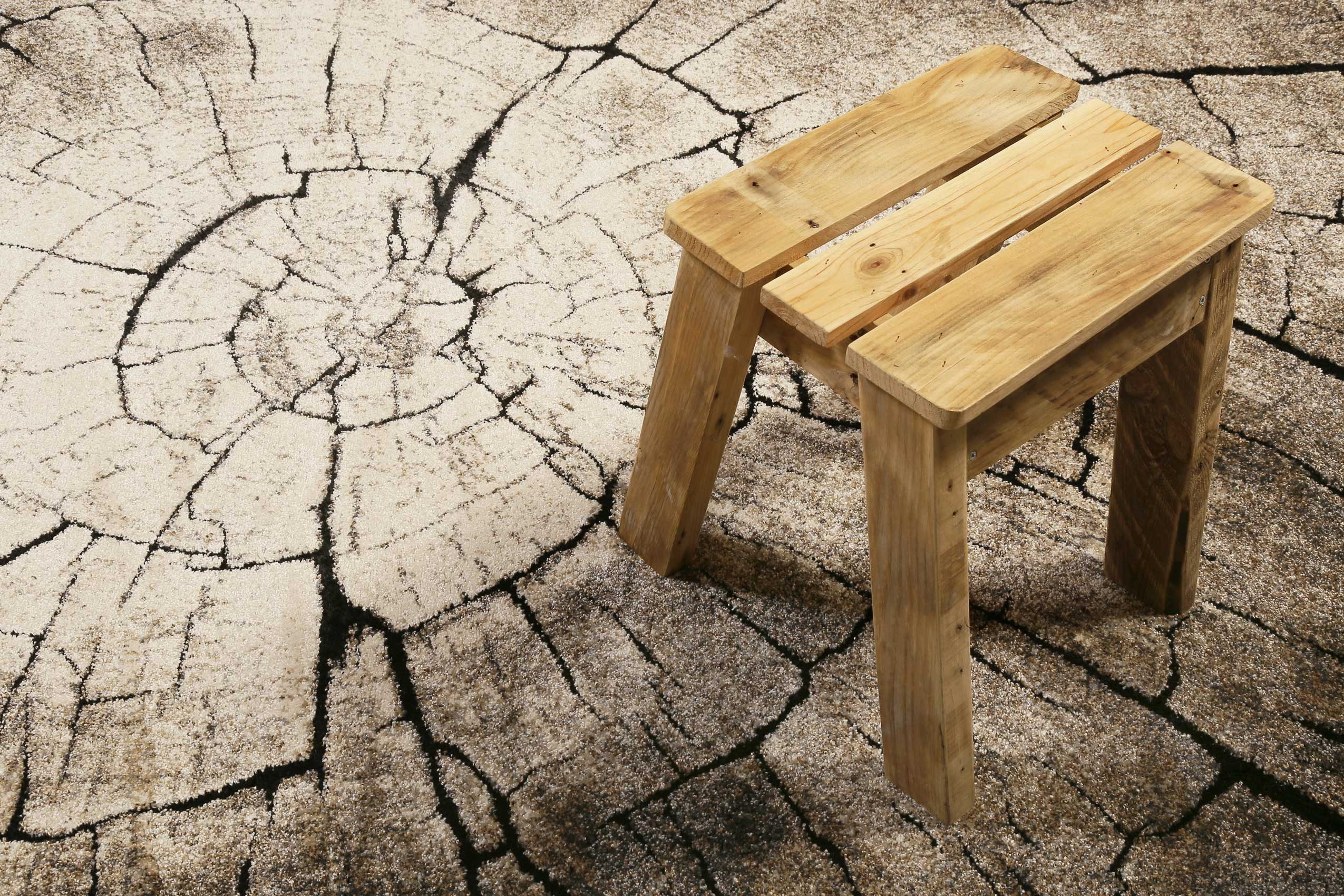 Wecon Home Vloerkleed Wild Oak Hout-look, woonkamer