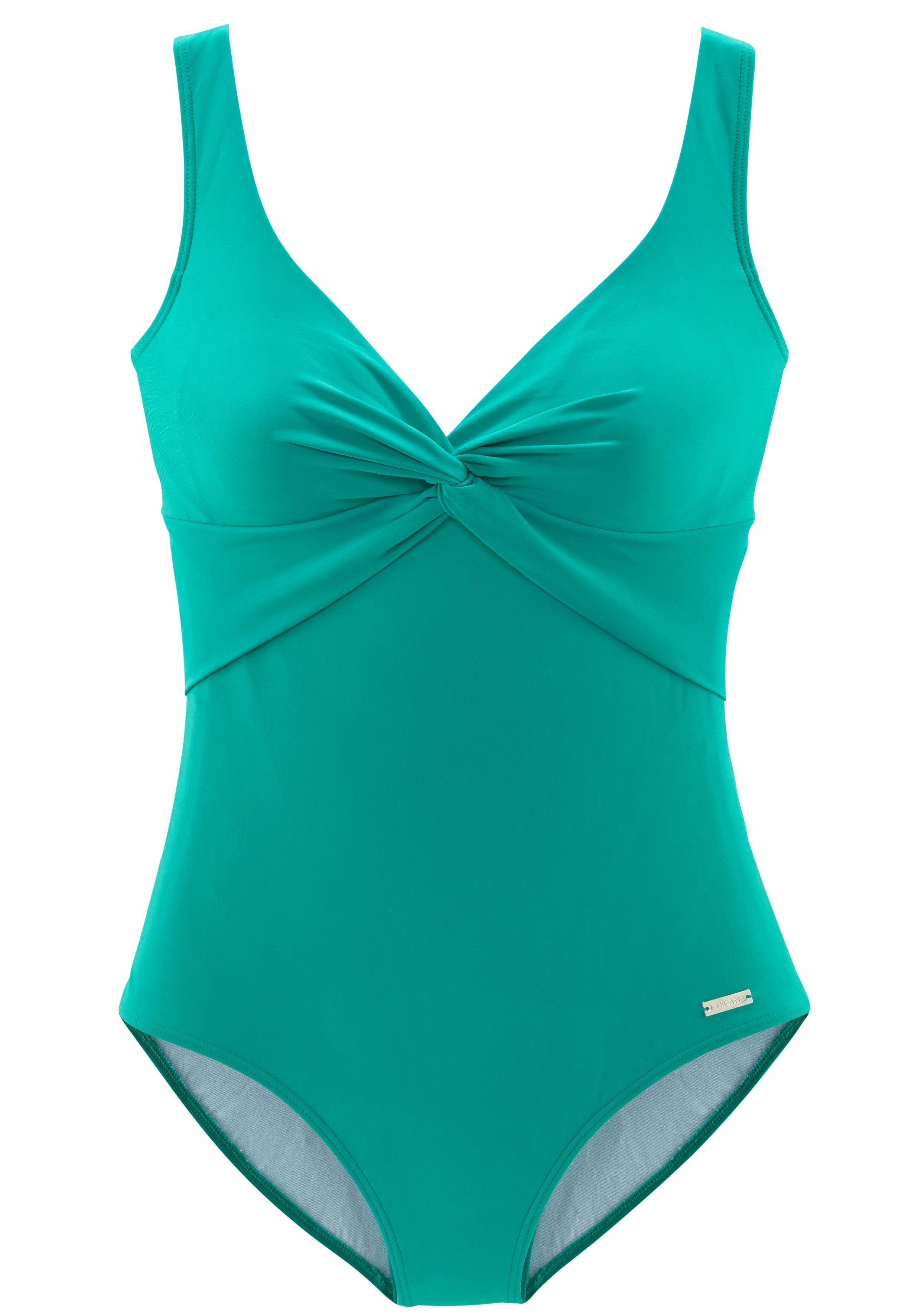 Lascana Badpak met shaping-inzet voor, ingebouwde softcups, met rimpelingen