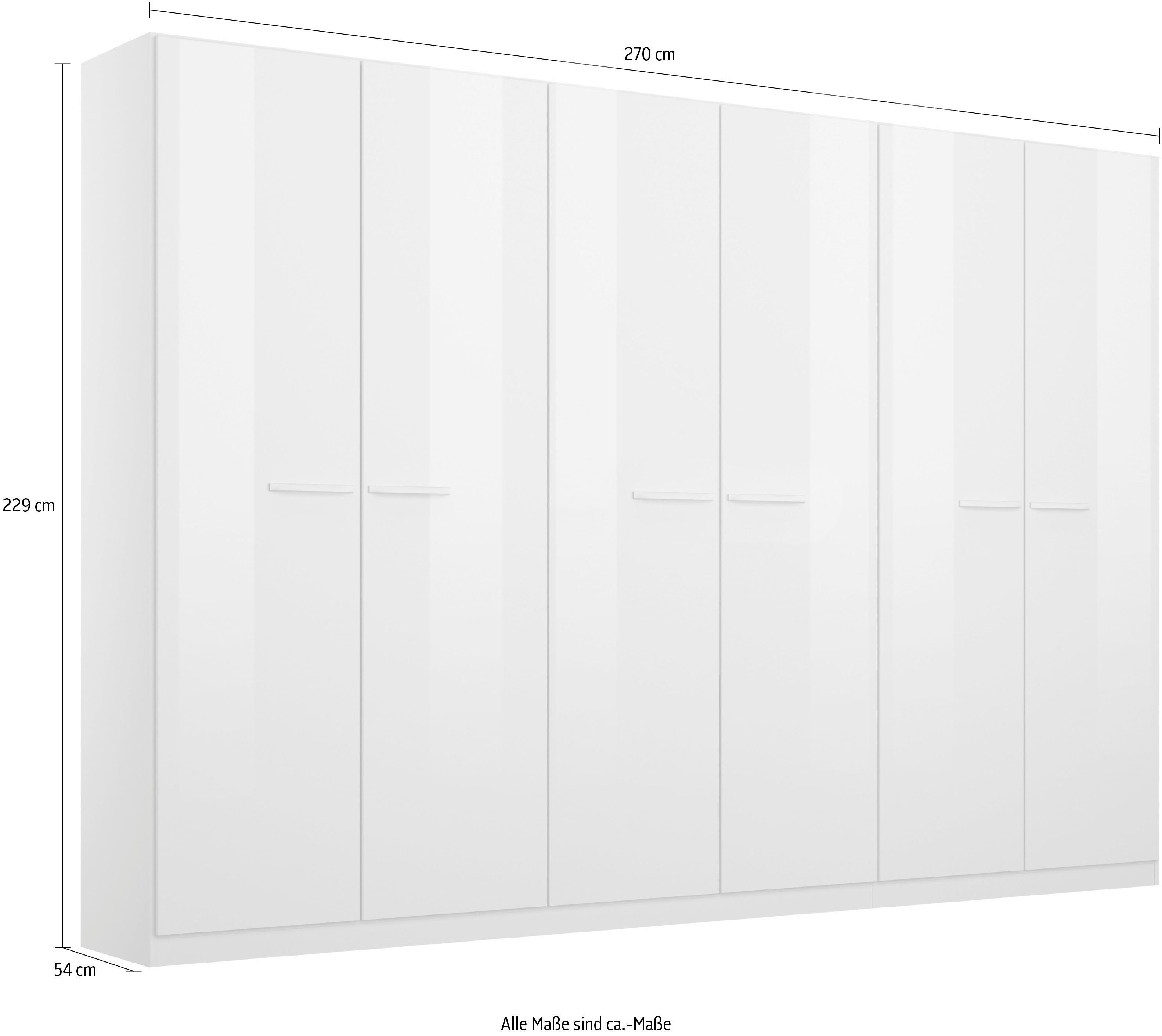 rauch Draaideurkast Kledingkast kast garderobe TOPSELLER OTELI incl. binnenindeling met 3 binnenlades extra planken optioneel met spiegel made in germany