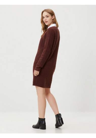 Vero Moda Lange mouw Gebreide jurk Vero Moda Lange mouw Gebreide jurk