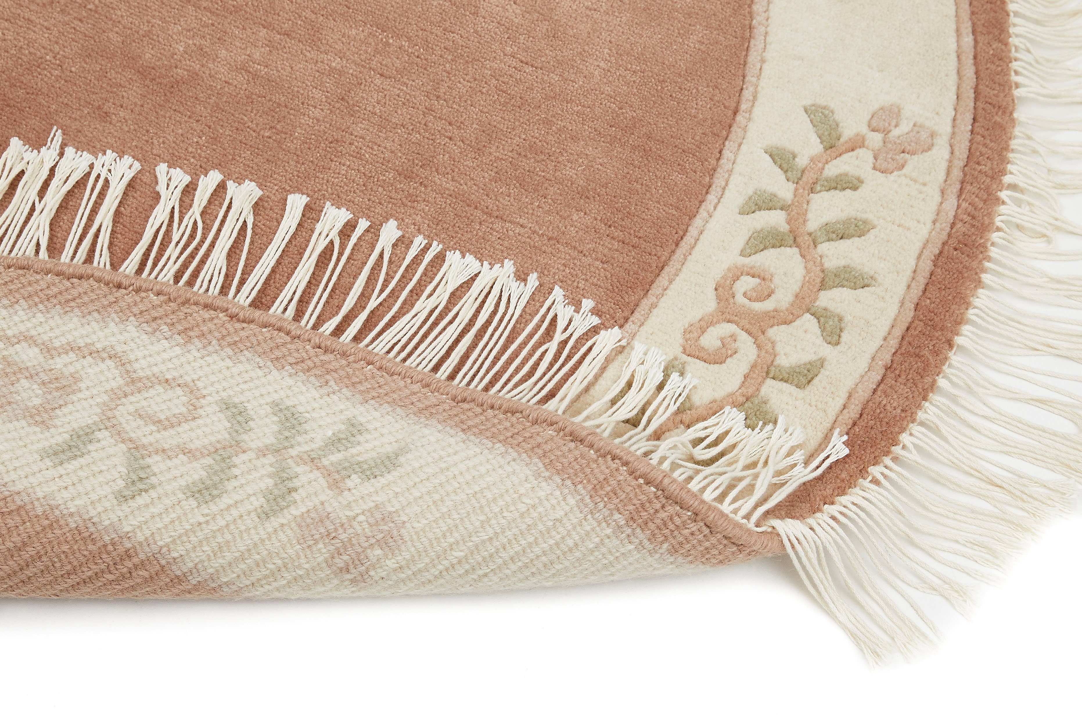 LUXOR living Wollen kleed Giza 100% wol, handgeknoopt, met bies en franjes, oosterse tapijt