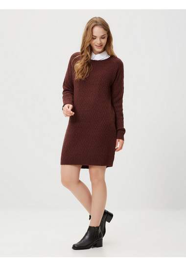 Vero Moda Lange mouw Gebreide jurk Vero Moda Lange mouw Gebreide jurk