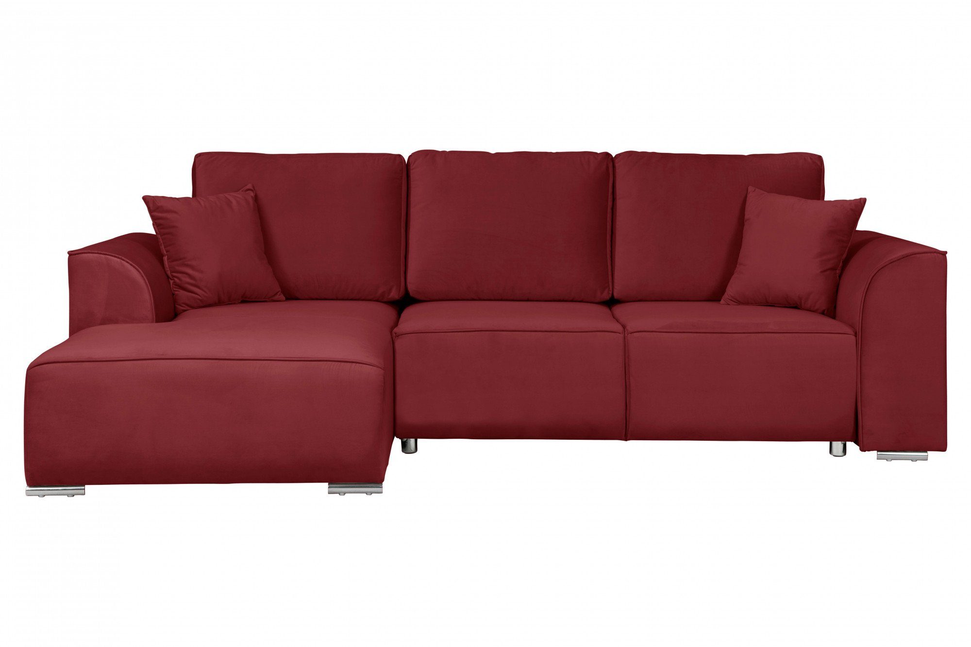 INOSIGN Hoekbank BEATRICE optionele slaapbank met bedlade, B/D/H: 265/170/86 cm