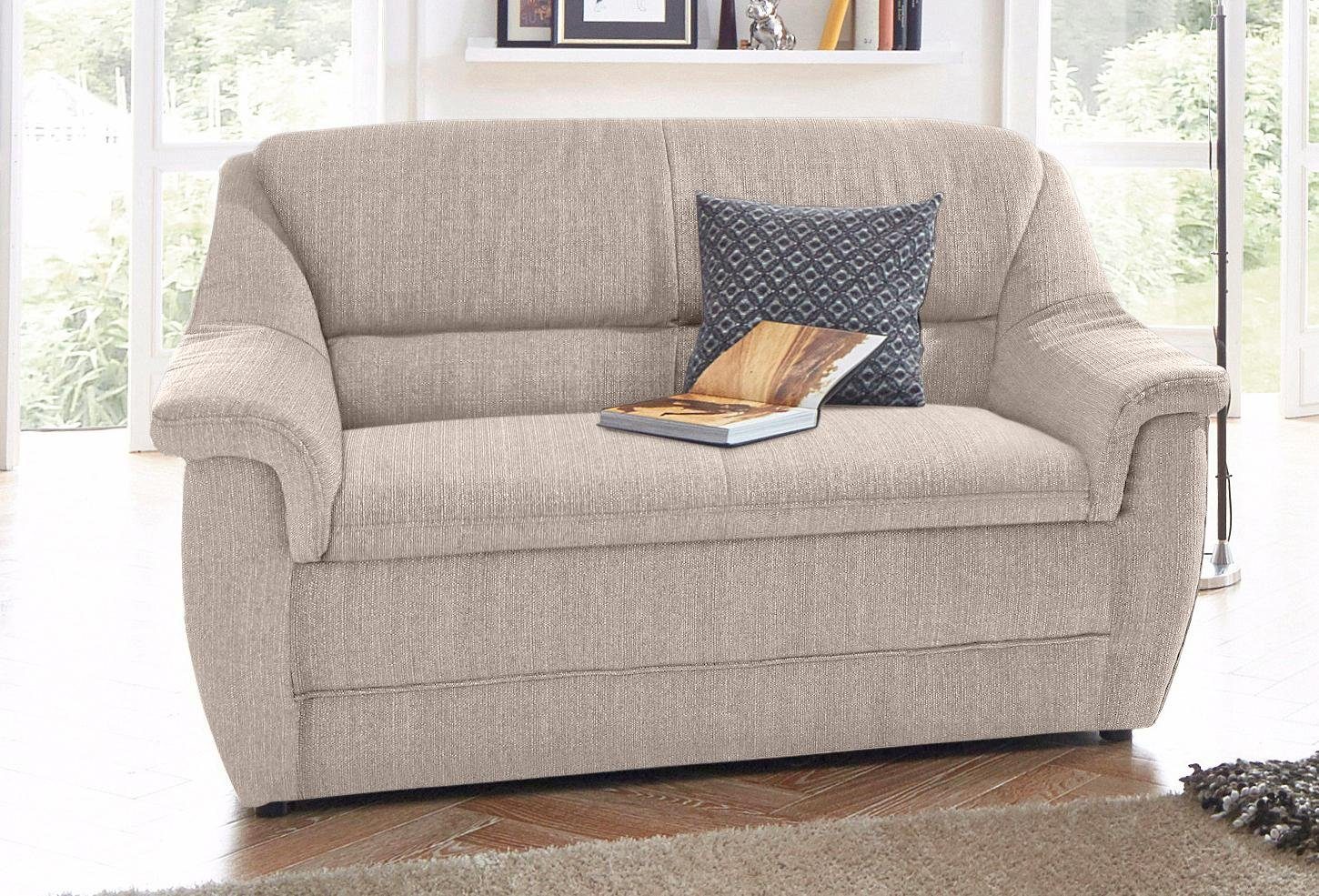 DOMO collection 2-zitsbank Lale mooi gevormde en comfortabele bank, tijdloos en elegant
