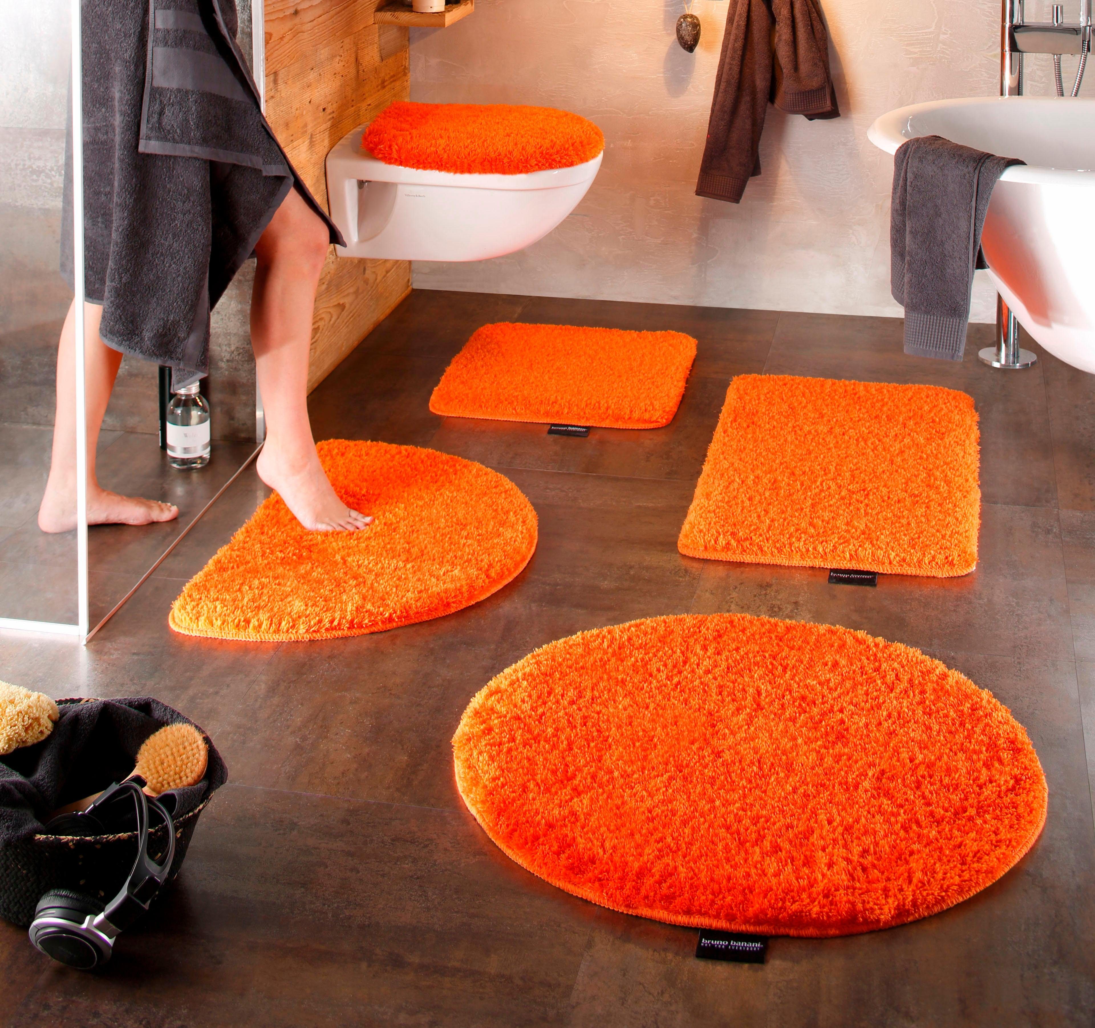 Bruno Banani Badmat Lana, badmat, badkamer tapijt Badmat, badmatten, unikleur, ook als 3-delige set & rond