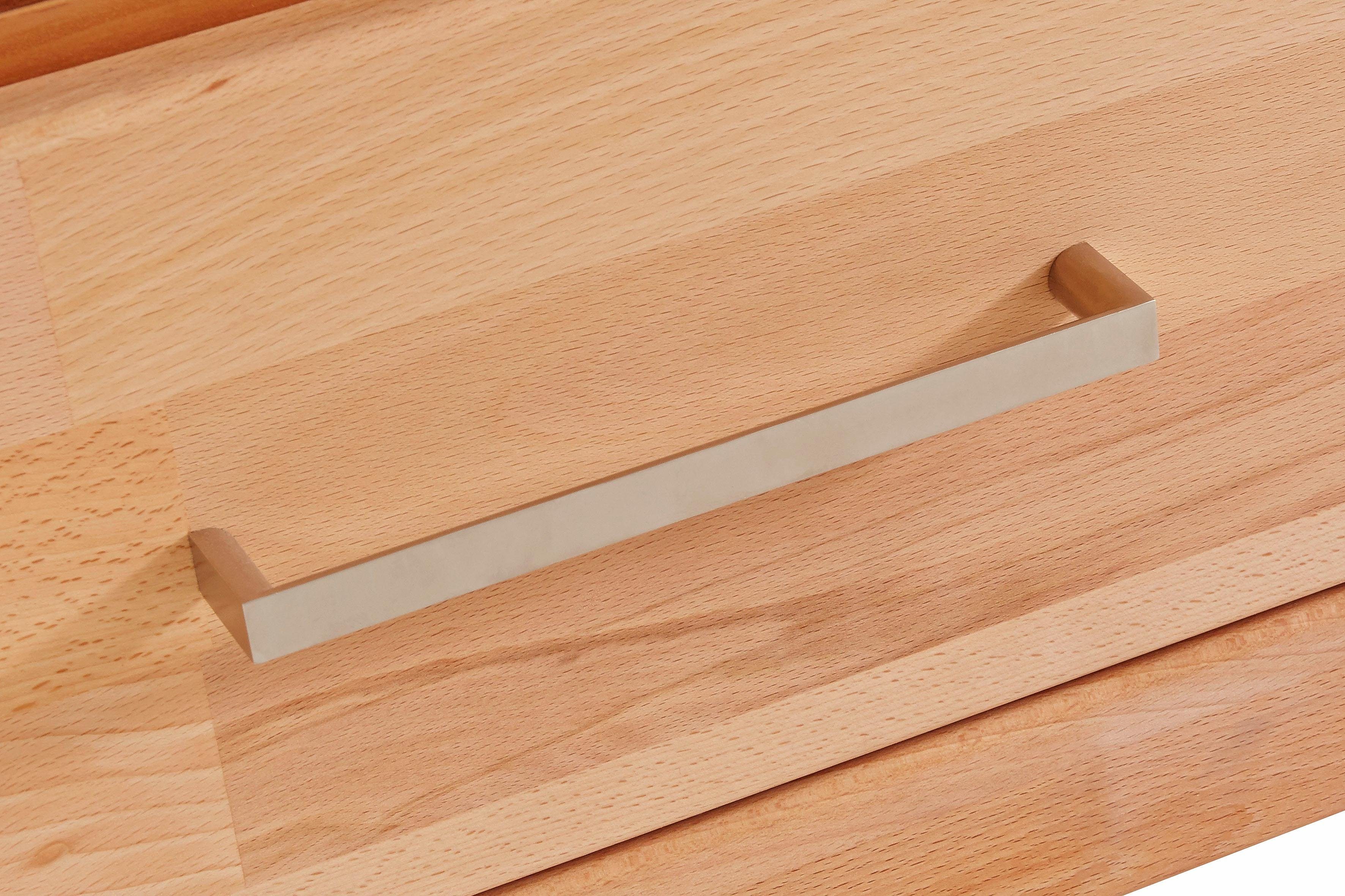 Home affaire Wandmeubel Ribe,Fronten Massivholz,Korpus Holzwekstoff,viel Stauraum gedeeltelijk massief hout (set, 5-delig)
