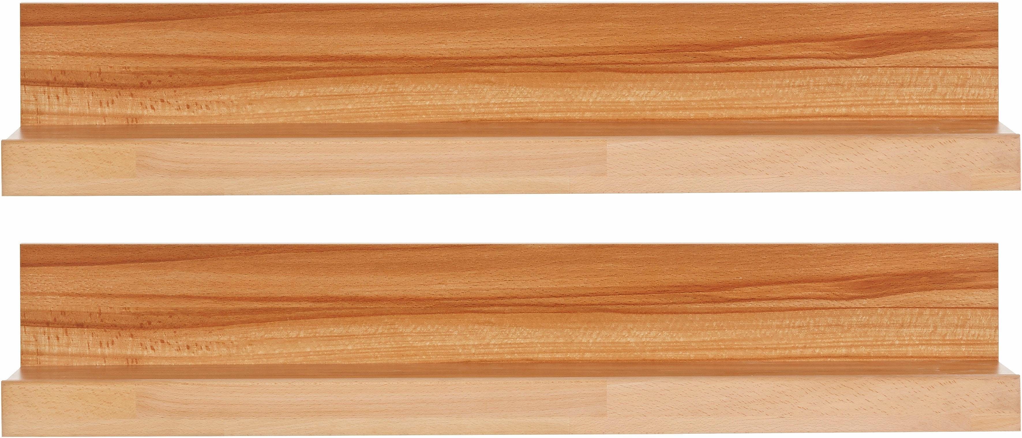 Home affaire Wandplank Ribe, 2-delig set, gedeeltelijk massief, breedte: elk 90 cm (set, 2 stuks)