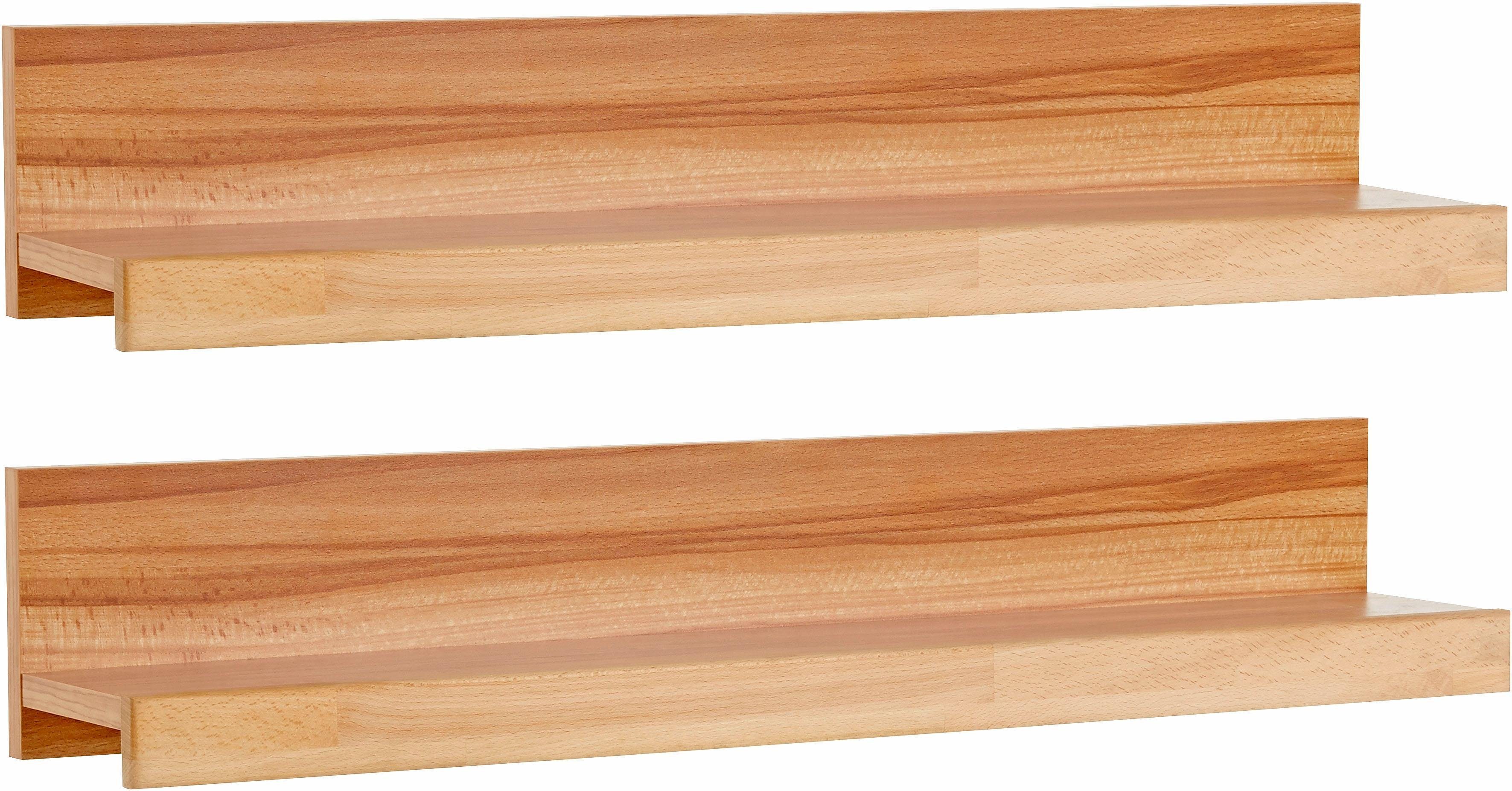 Home affaire Wandplank Ribe, 2-delig set, gedeeltelijk massief, breedte: elk 90 cm (set, 2 stuks)