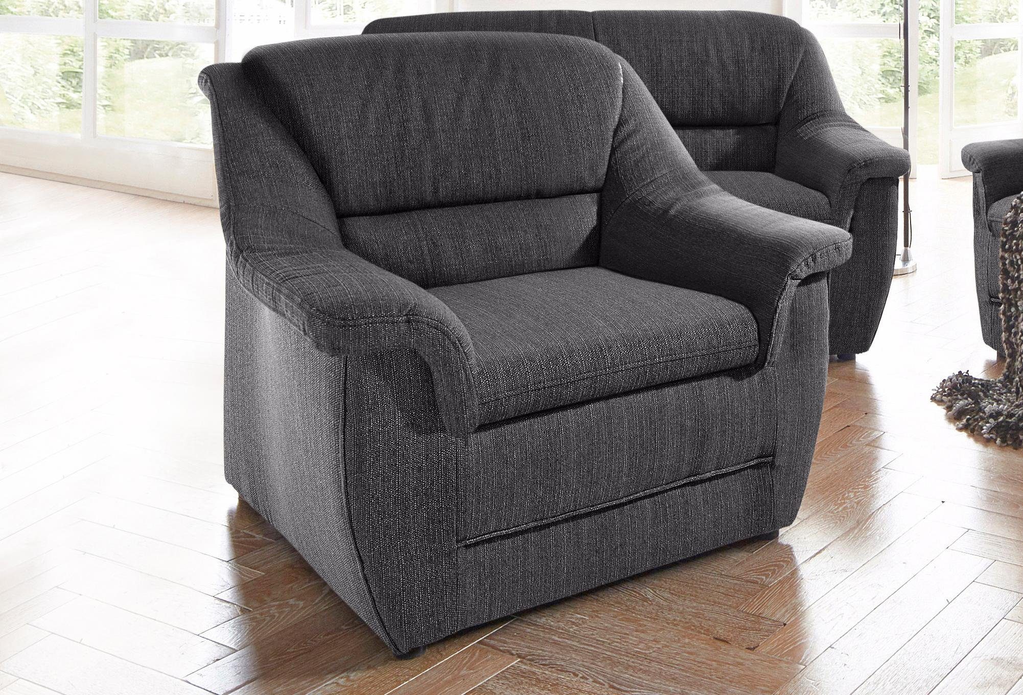 DOMO collection Fauteuil Lale modern en tijdloos fauteuils grijs