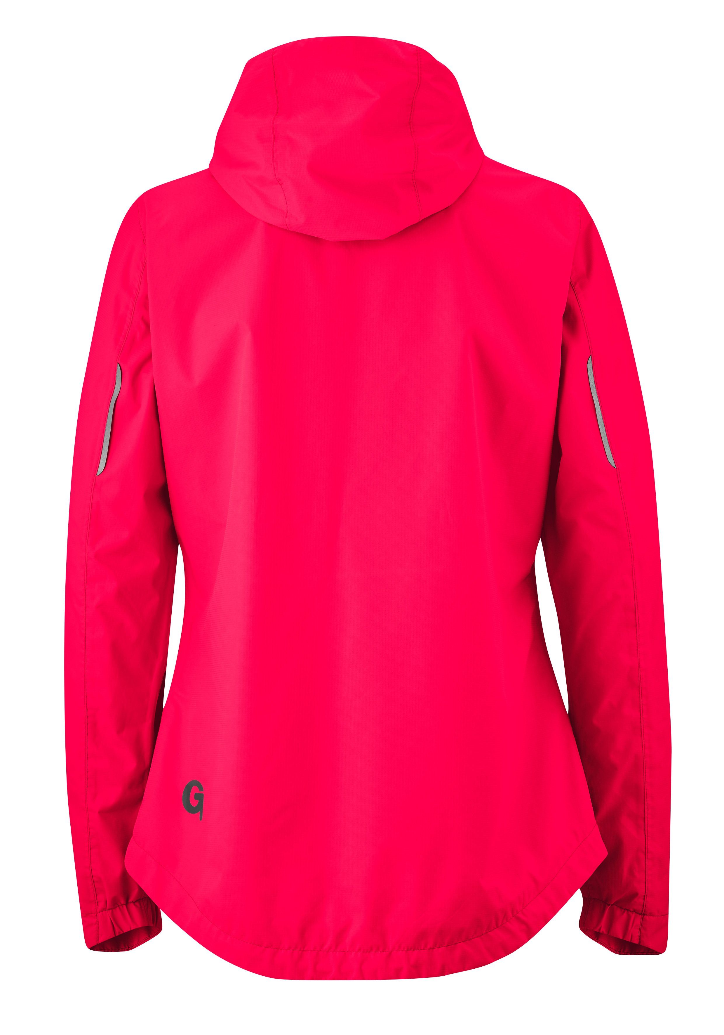 Gonso Fietsjack SURA LIGHT Dames regenjack wind- en waterdicht, fietsjack met capuchon