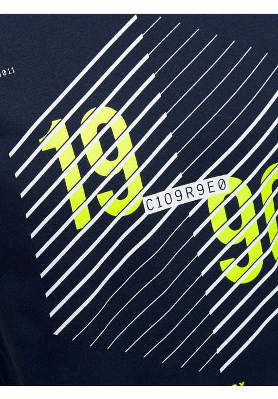 Jack & Jones Grafisch katoenen T-shirt met 1990 Jack & Jones Grafisch katoenen T-shirt met 1990