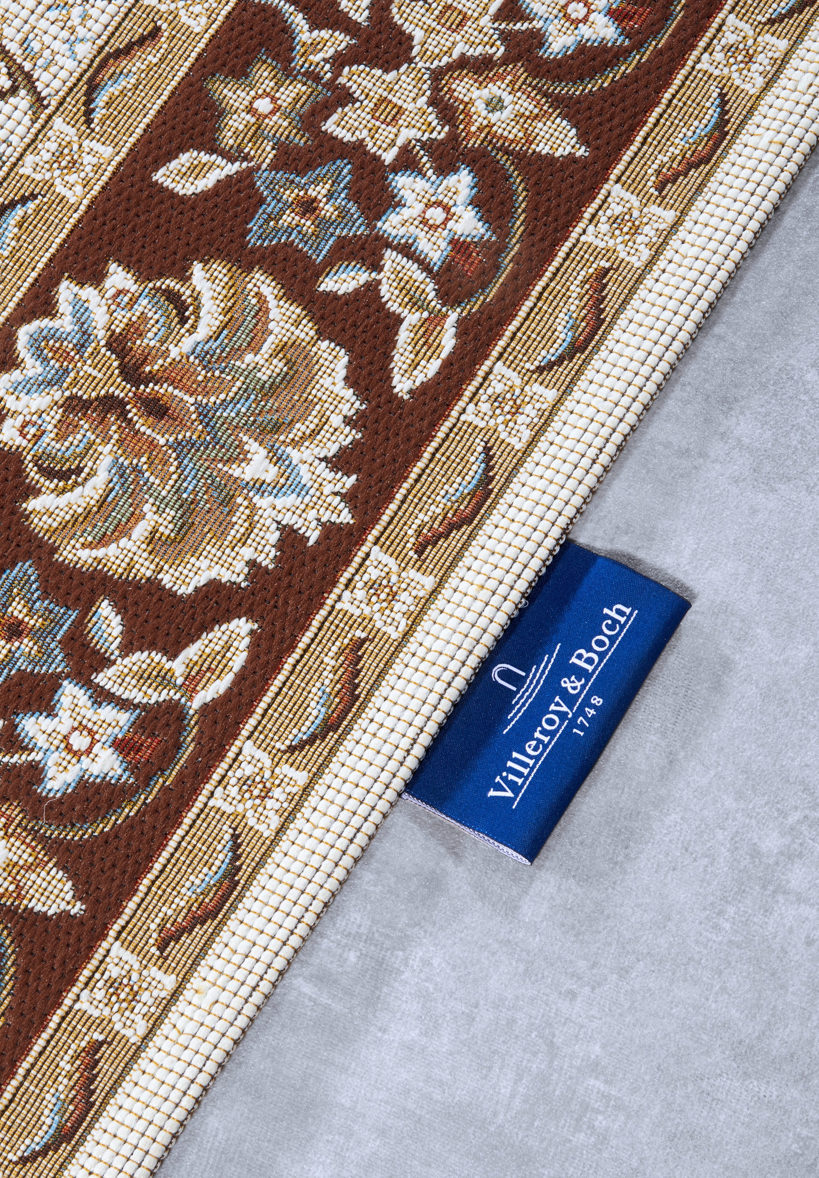 Villeroy & Boch Vloerkleed Nicolas Binnen en buiten, plat weefsel, weerbestendig, balkon, klassiek, terras