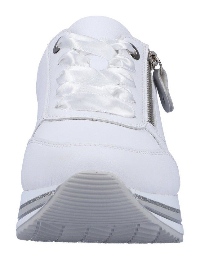 Remonte Plateausneakers met tweekleurige zool, vrijetijdsschoen, lage schoen, veterschoen