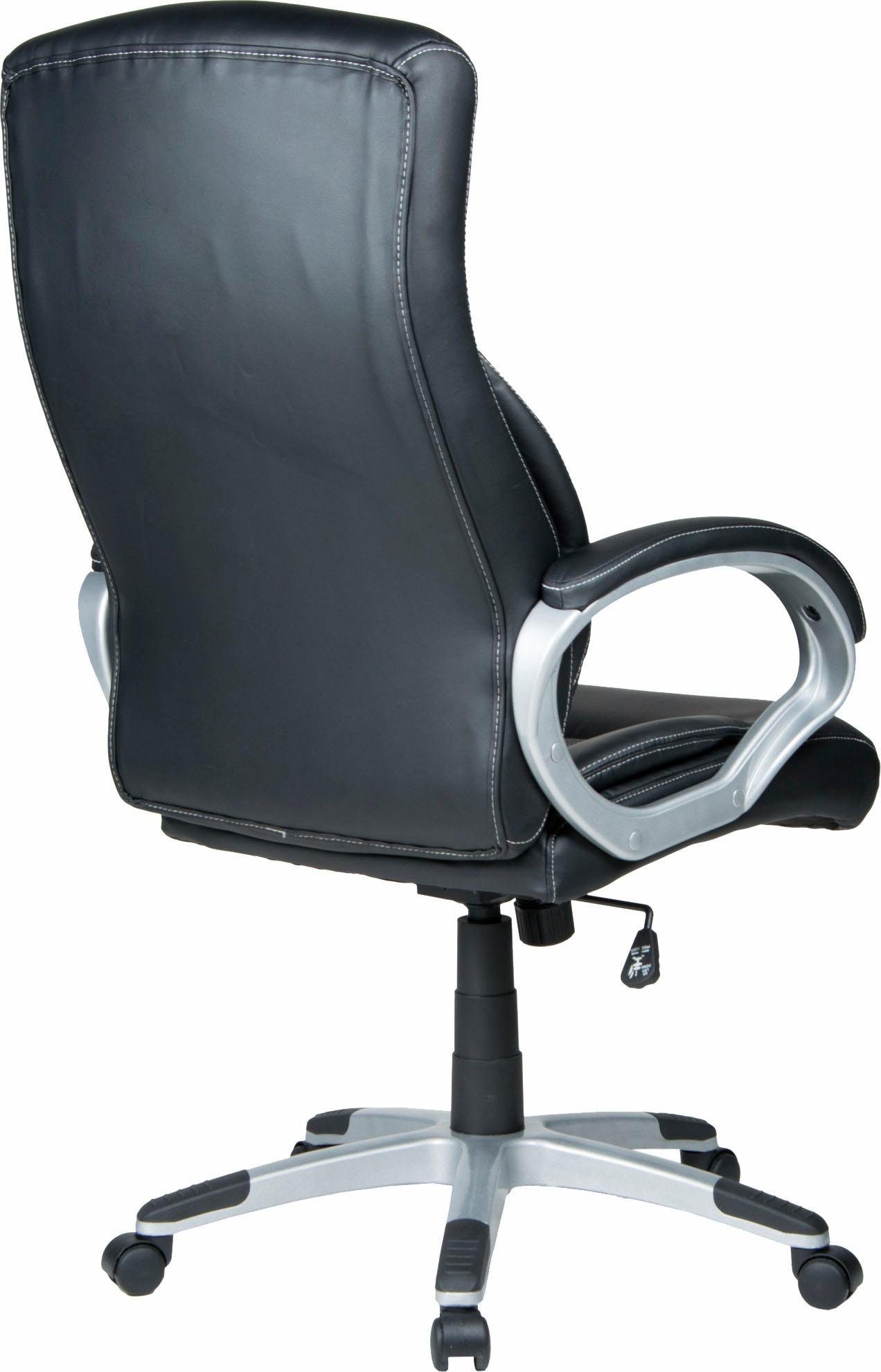 Duo Collection Bureaustoel Cosimo XXL met gestoffeerde armleuningen
