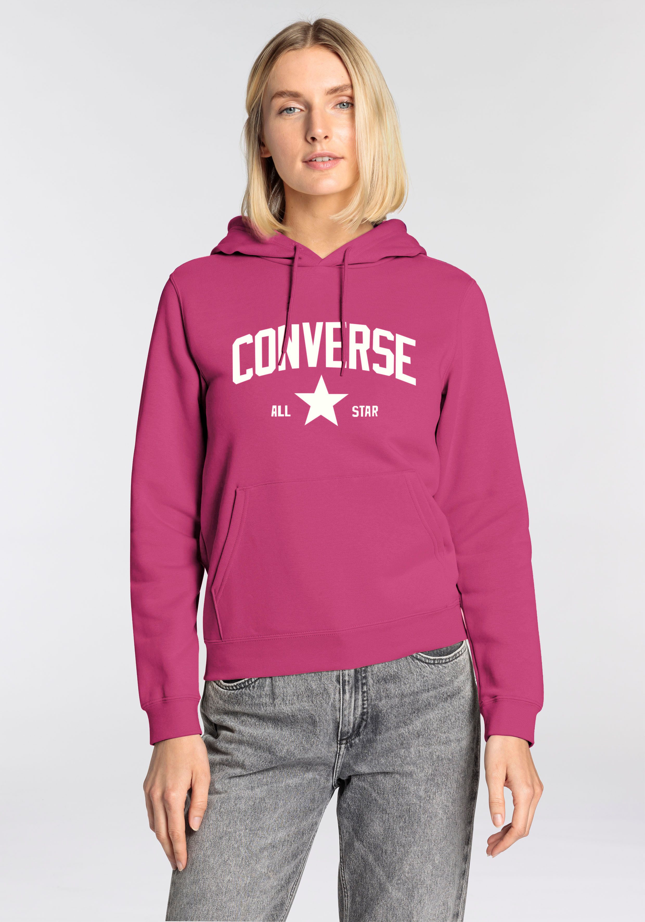 Converse Hoodie dames truien met capuchon maat S (36) paars