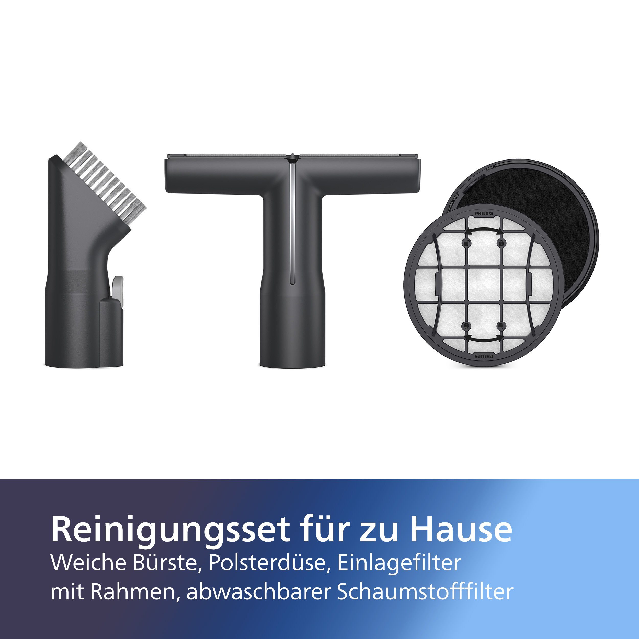 Philips Mondstukset voor stofzuiger XV1685/01 Cordless VC 7000 & 8000 Series De sproeiers zijn voorzien van Precisionled technologie (set, 4-delig)