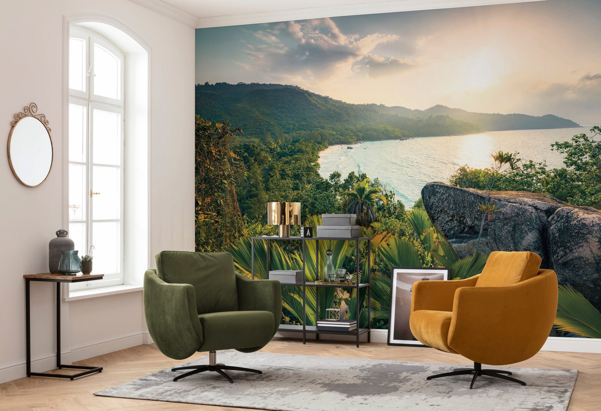 Komar Vliesbehang Digitale print vlies - Golden Air - Afmeting 450 x 280 cm (9 stuks)
