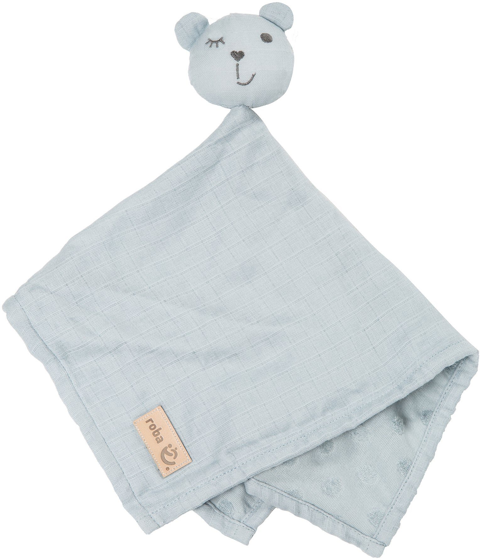 Roba® Knuffeldoek Lil Planet, lichtblauw/sky GOTS made with organic materials, gecertificeerd door BCS 36081