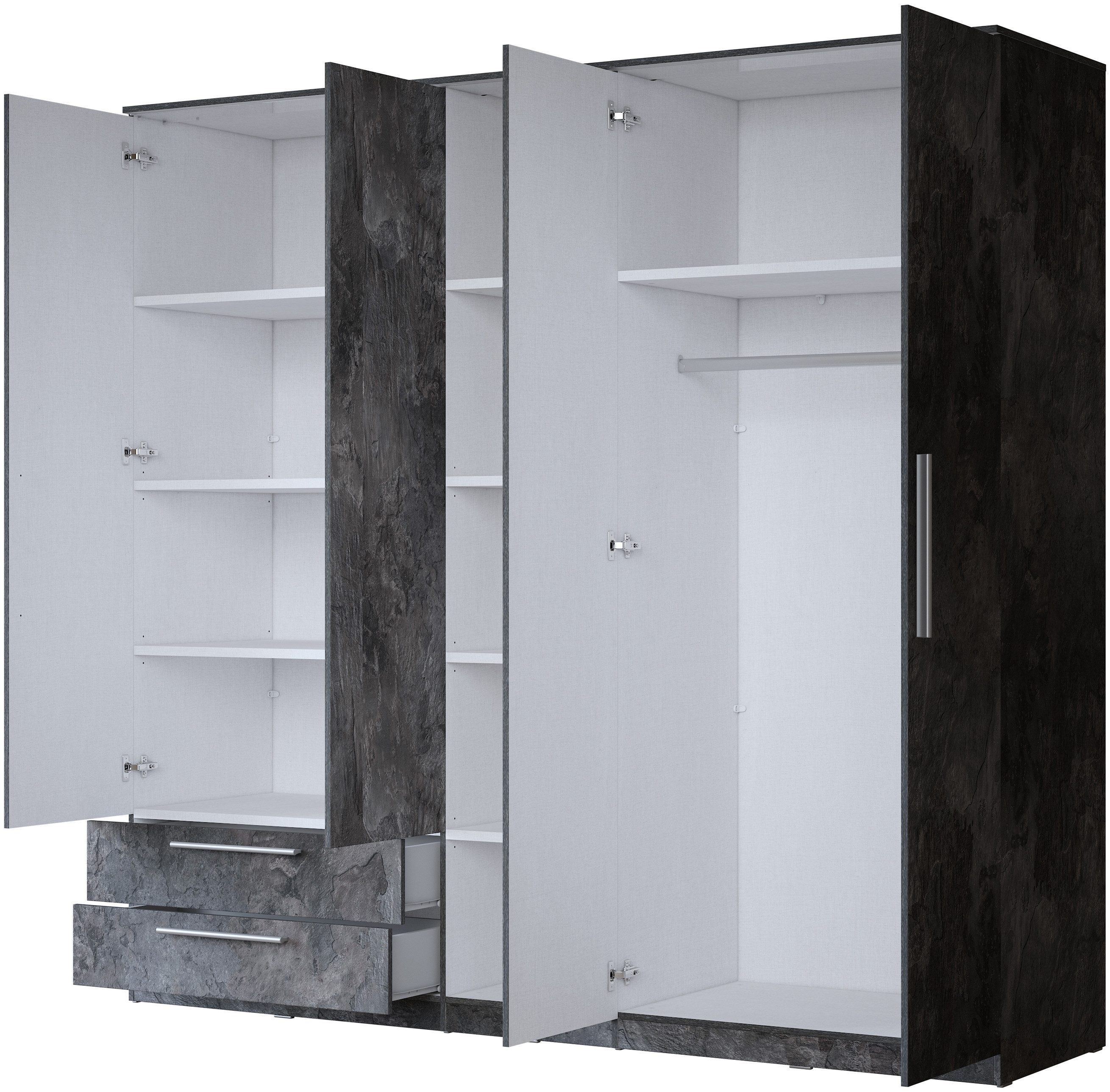 Home affaire Plank India, breedte 43cm in 3-delig set of breedte 88cm in 2-delig set