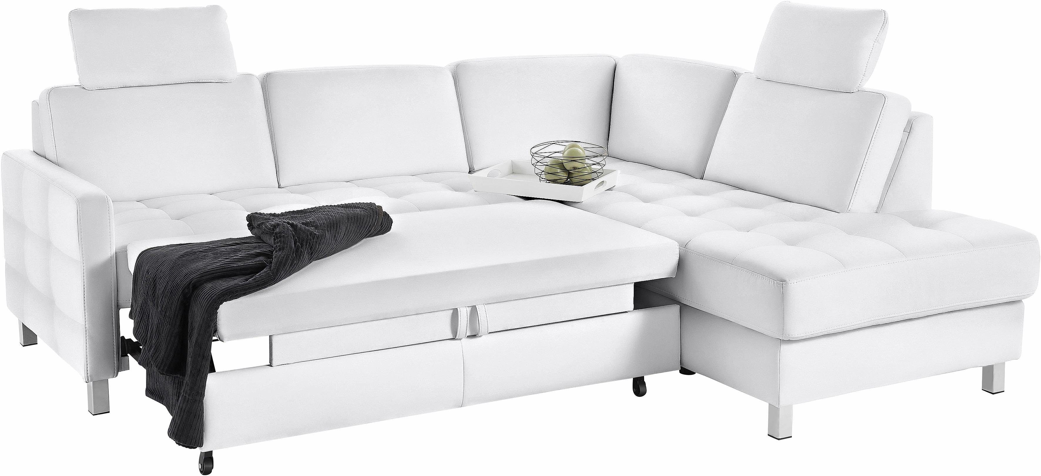 sit&more Hoekbank Pablo L-vorm optioneel met slaapfunctie