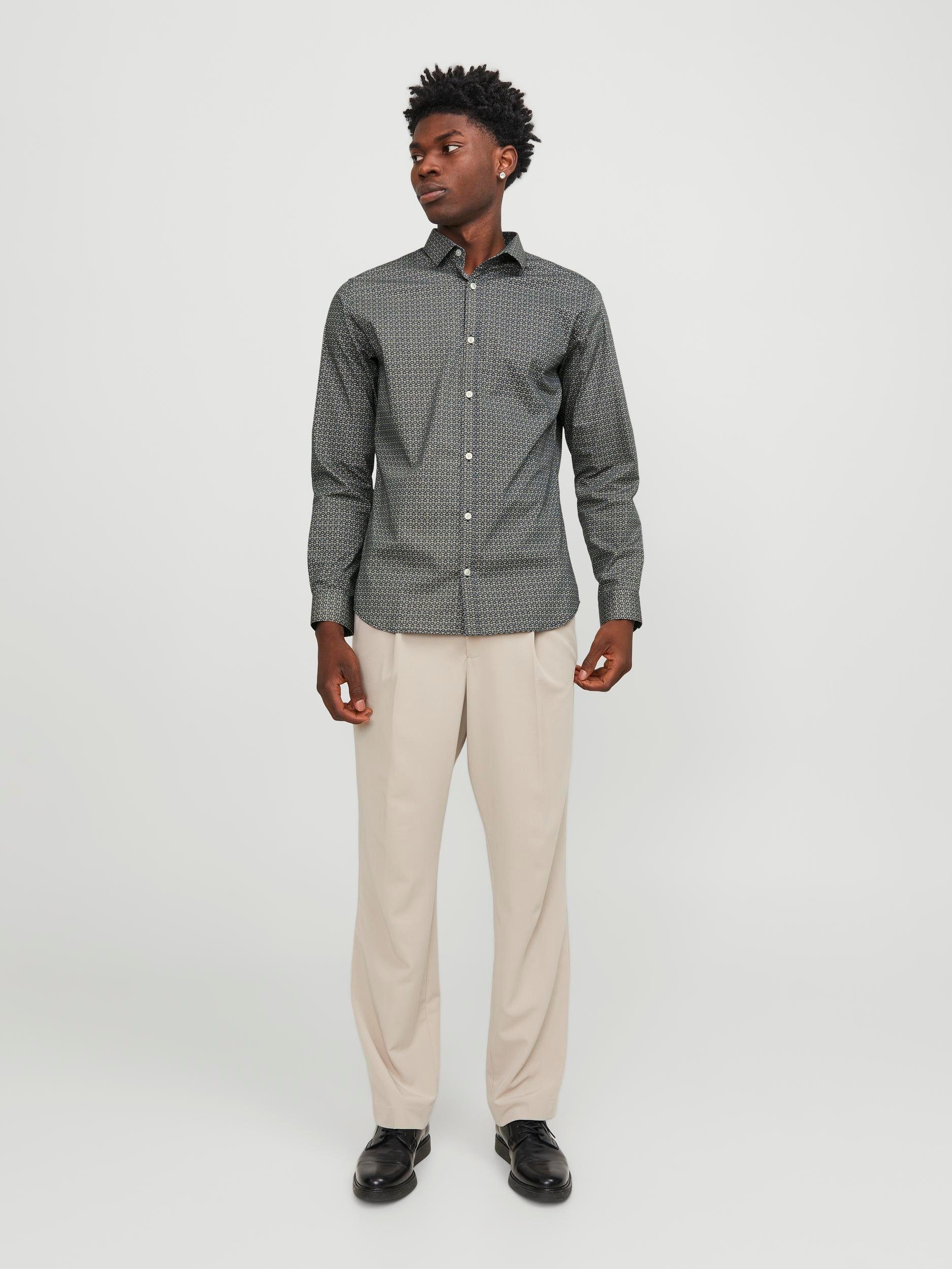 Jack & Jones Overhemd met lange mouwen JPRBLABLACKPOOL STRETCH SHIRT LS SS24 SN