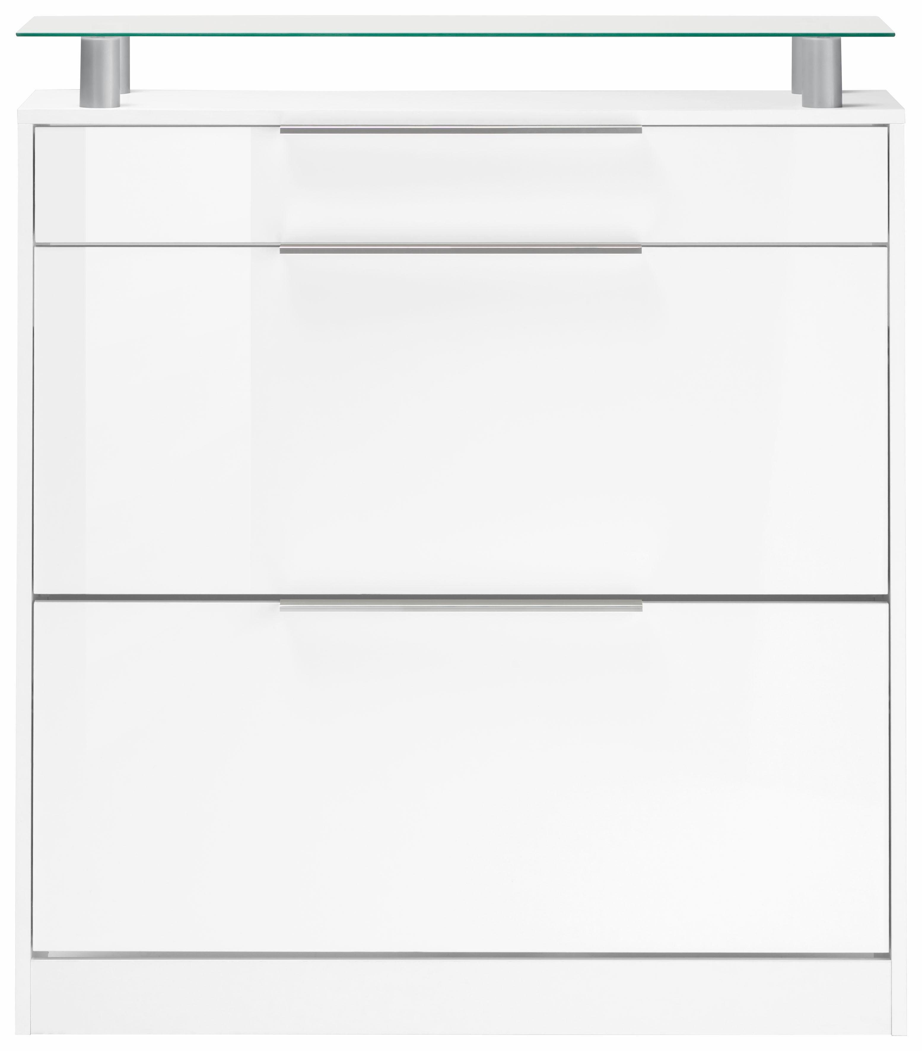 borchardt Möbel Schoenenkast Oliva Breedte 89 cm, staand, met 2 dubbele trommels en 1 lade