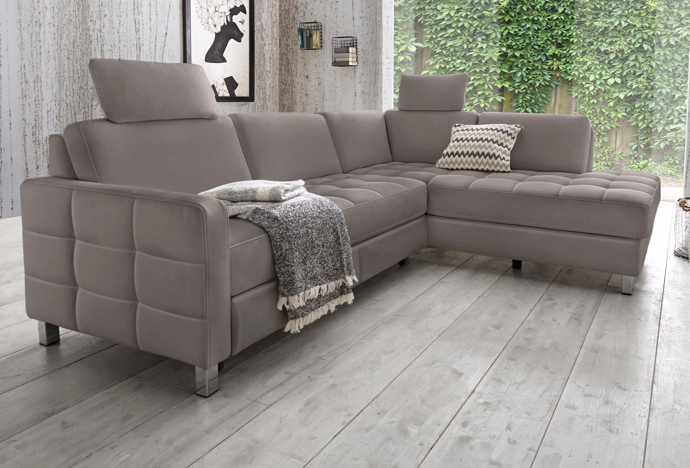 Sit&more Hoekbank Pablo L-vorm optioneel met slaapfunctie