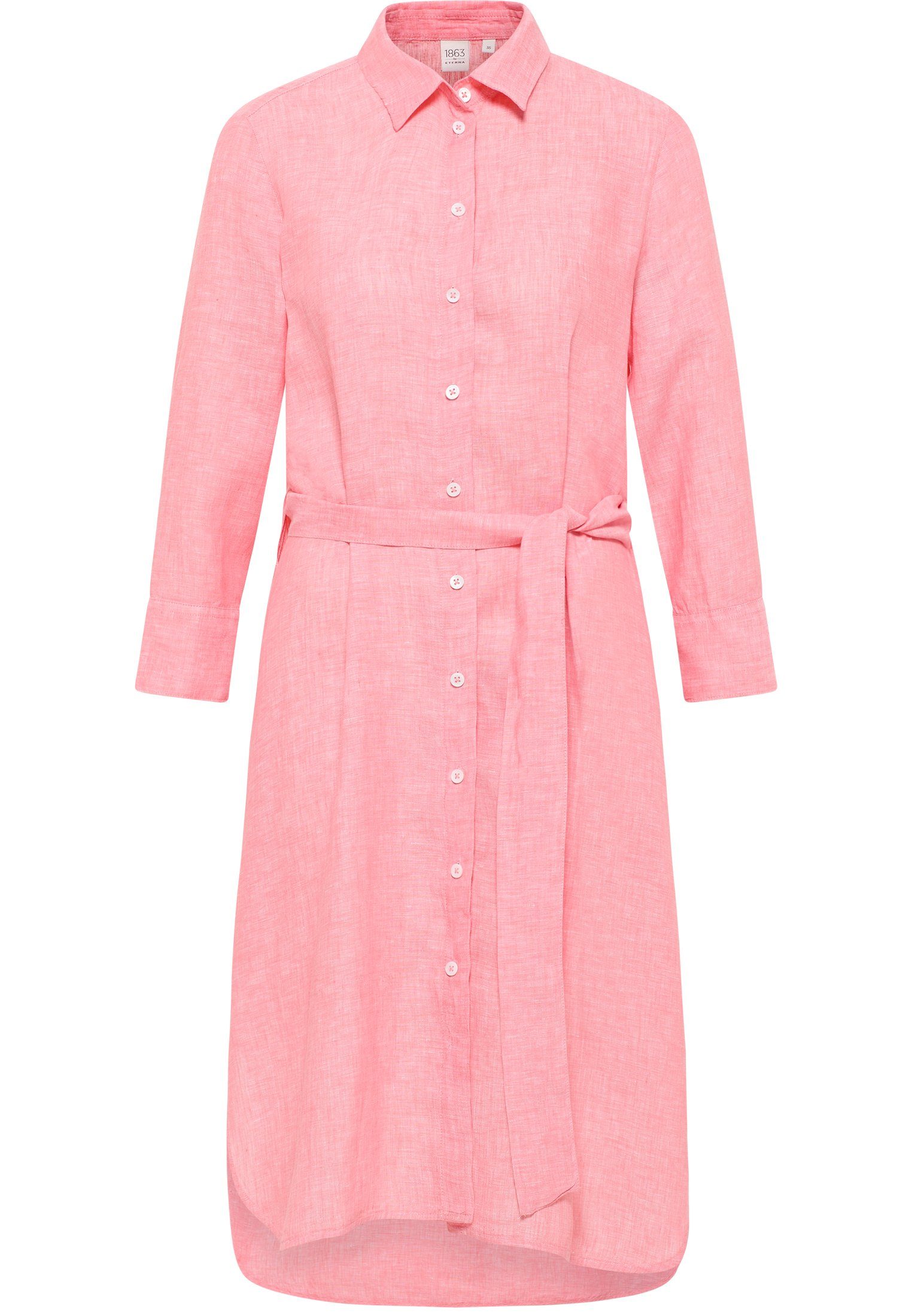 Eterna Jurk met overhemdkraag Loose fit