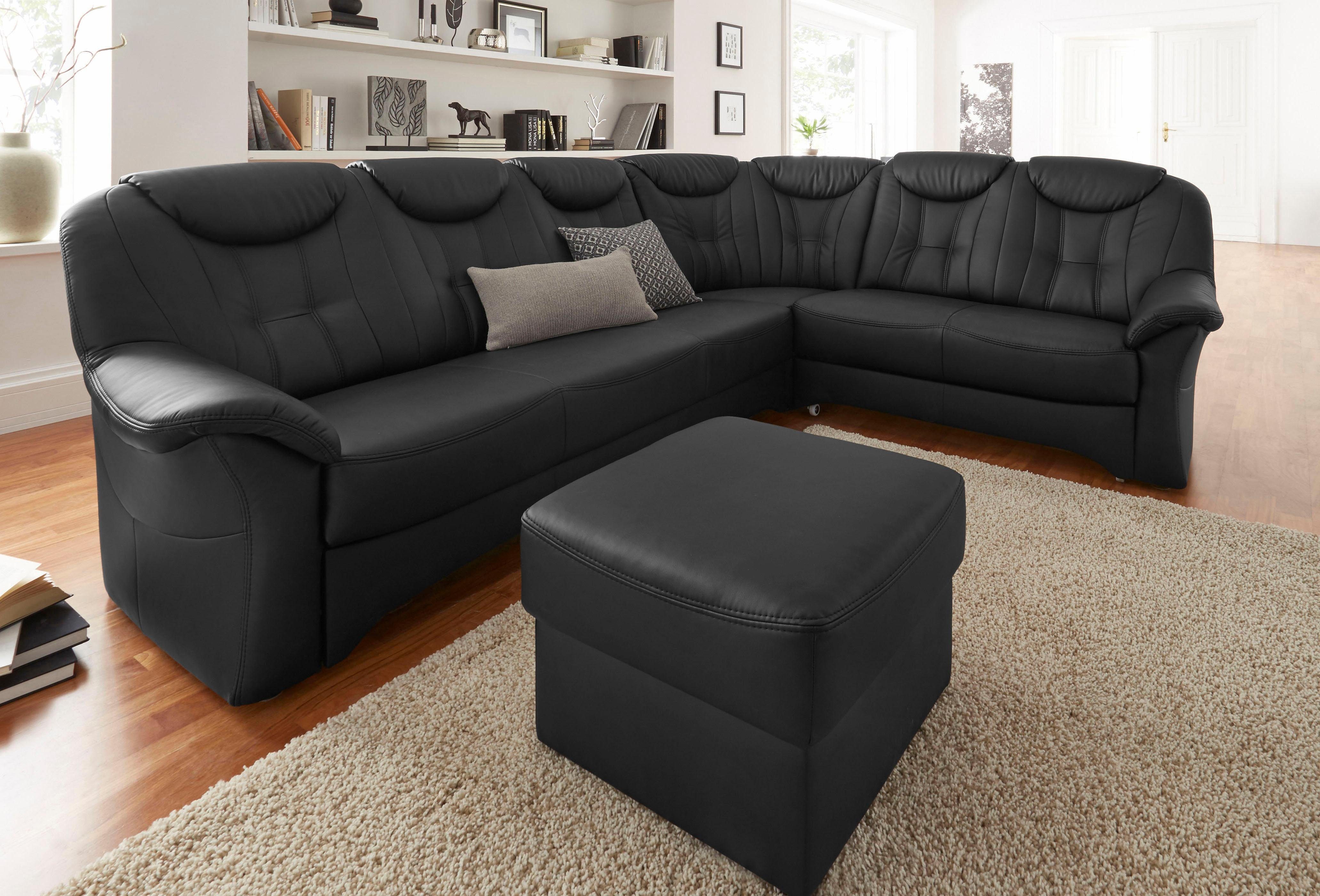 Exxpo - sofa fashion Hoekbank Isabel, klassiek moderne hoge rugleuning voor meer comfort, L-vorm