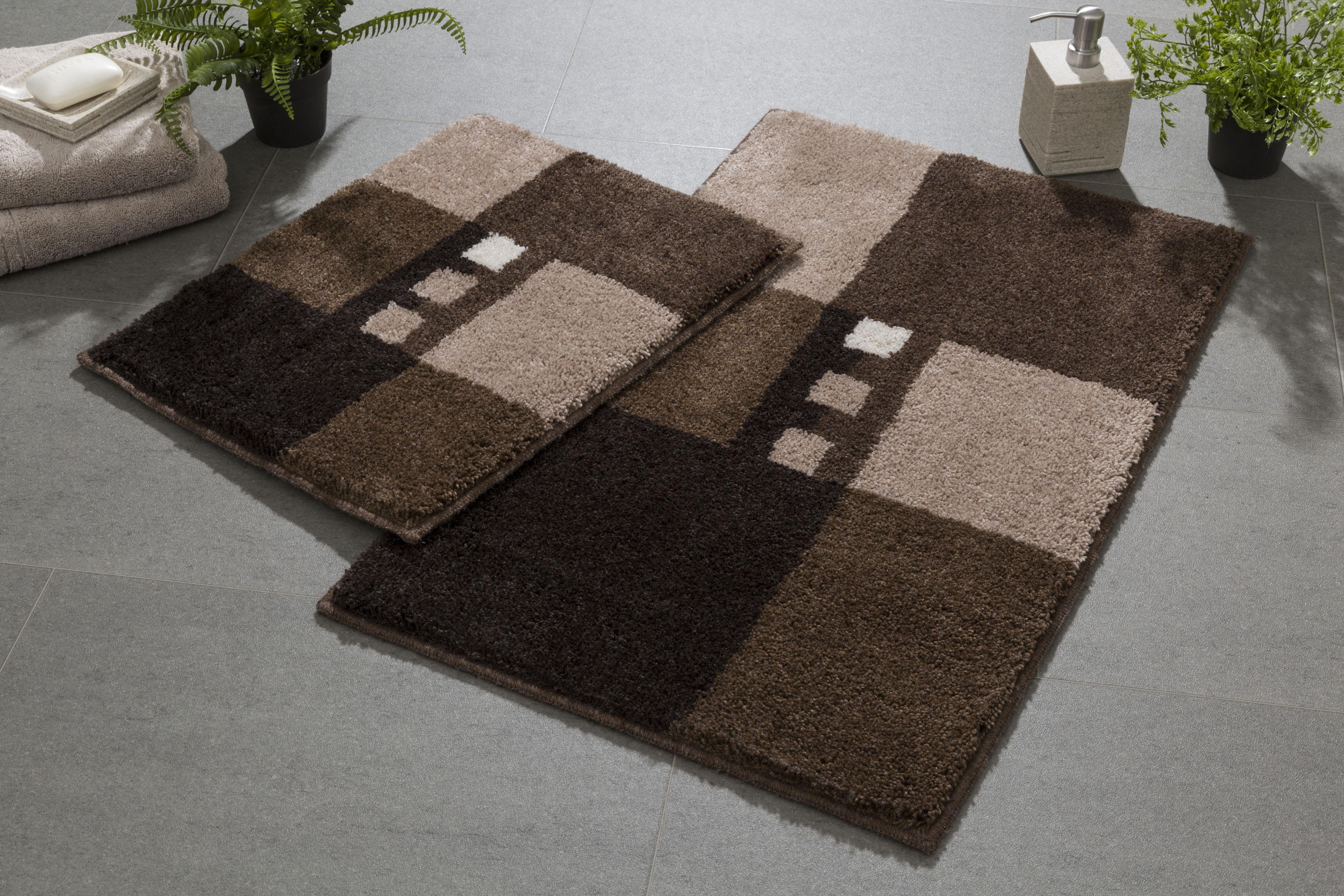 Grund Badmat Merkur badmatten maat 2-delig badmat multicolor