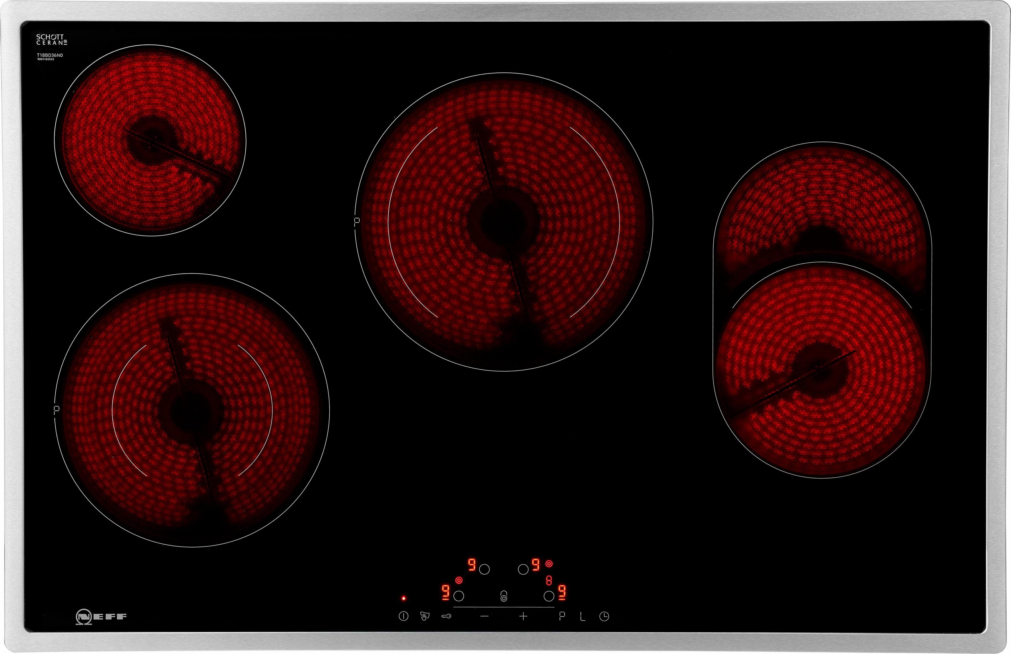 NEFF Elektrische kookplaat van SCHOTT CERAN® T18BD36N0 met touchcontrol-bediening