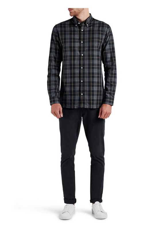 Jack & Jones Geruit Overhemd met lange mouwen Jack & Jones Geruit Overhemd met lange mouwen