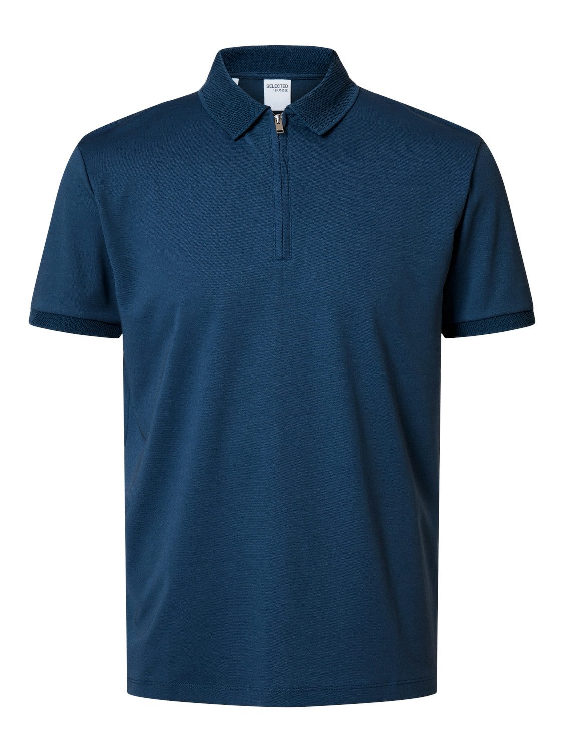 SELECTED HOMME Poloshirt SLHFAVE ZIP SS POLO NOOS