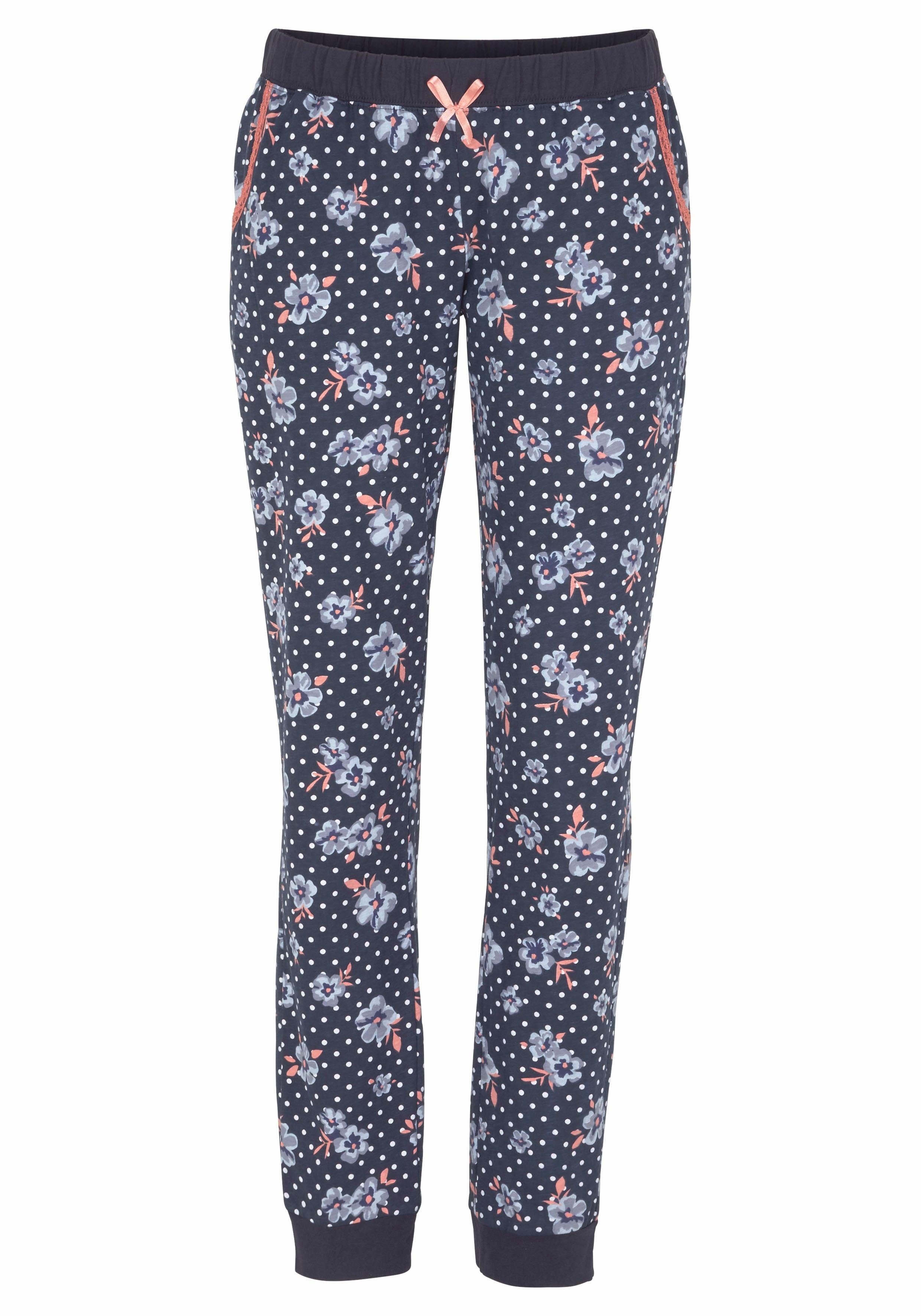 H.I.S Pyjama met 3/4-mouwen en knoopsluiting (2-delig, 1 stuk)