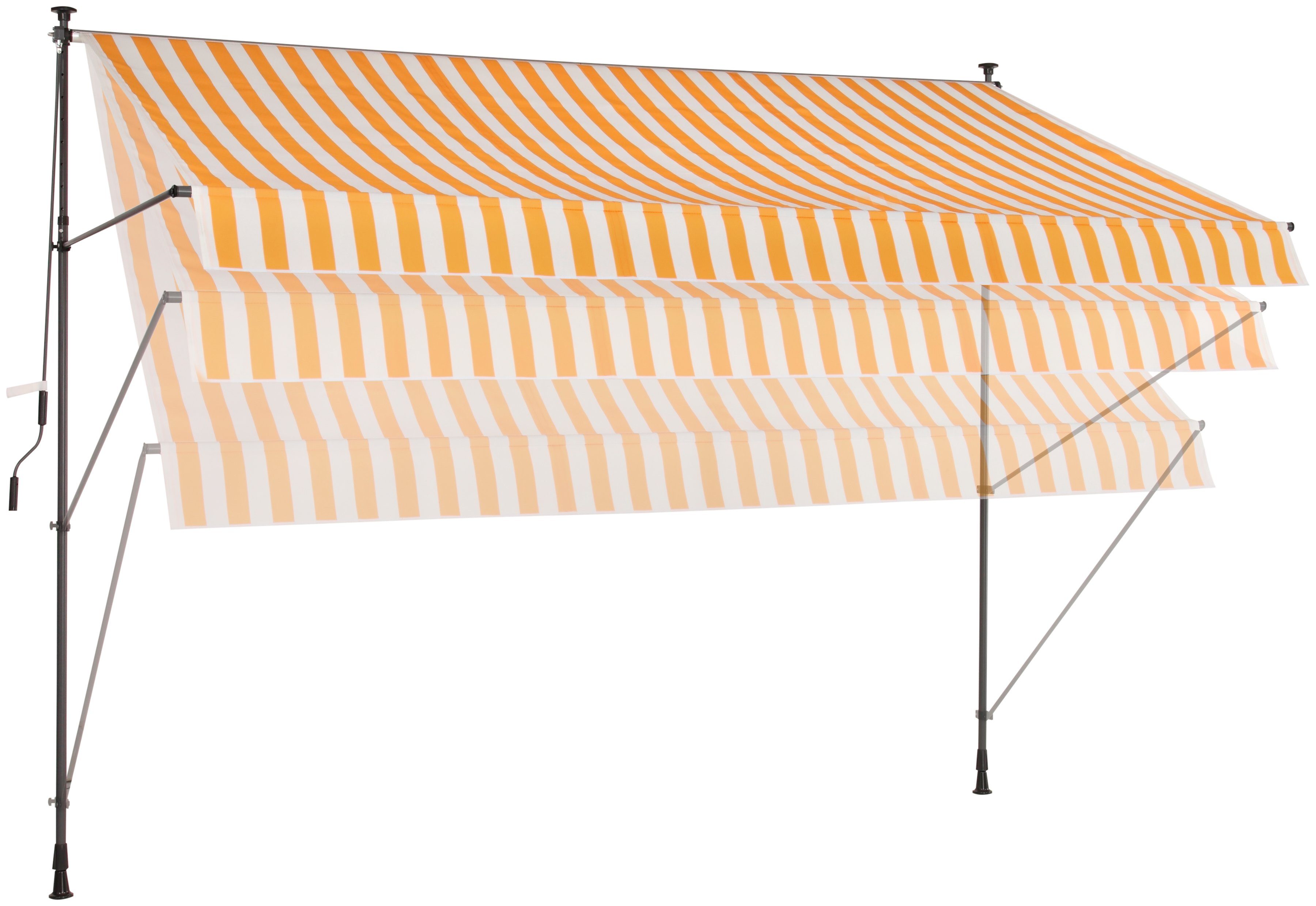 KONIFERA Klemzonnescherm Breedte/uitval: 250x150 cm
