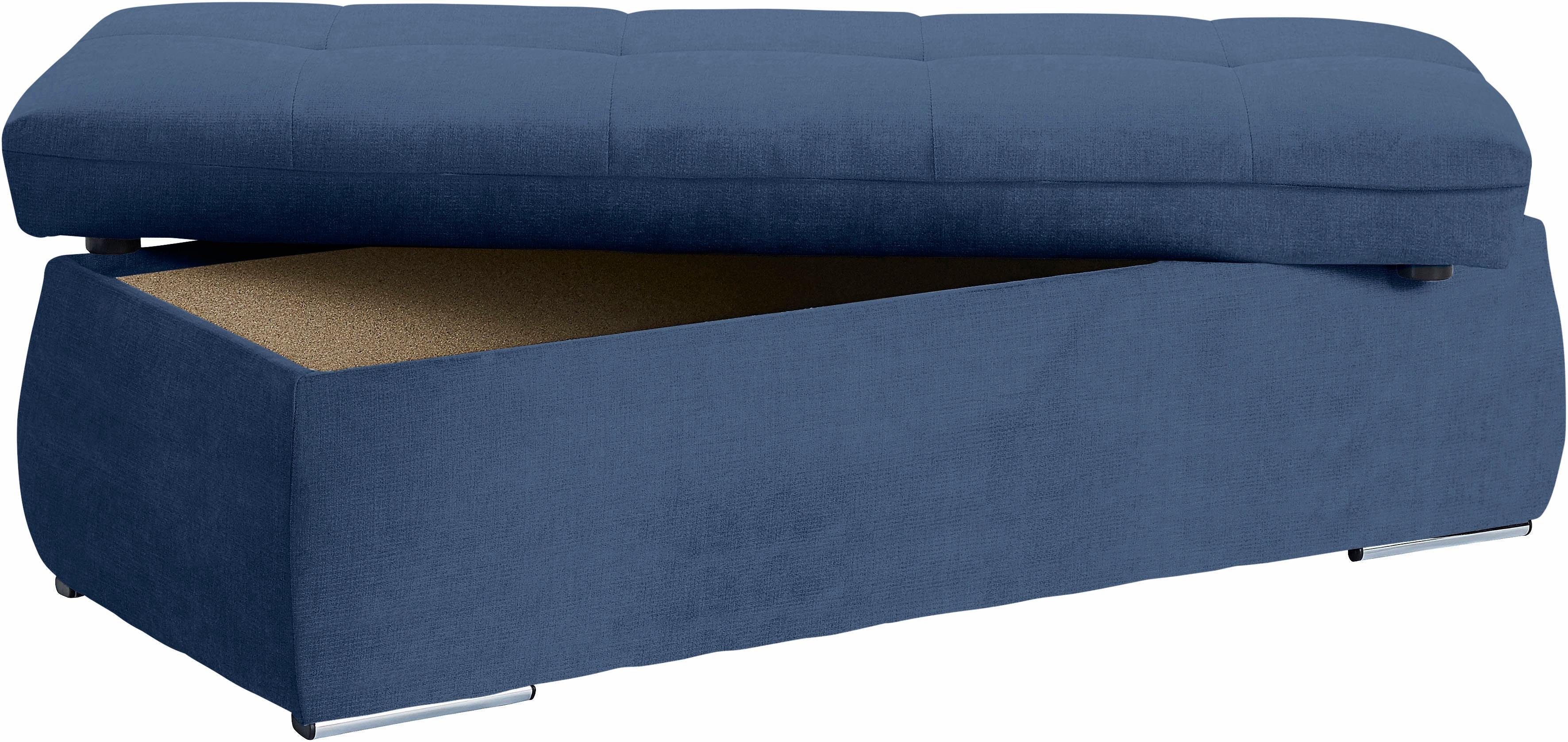 DOMO collection Hocker NMoric met bergruimte, ook in cord