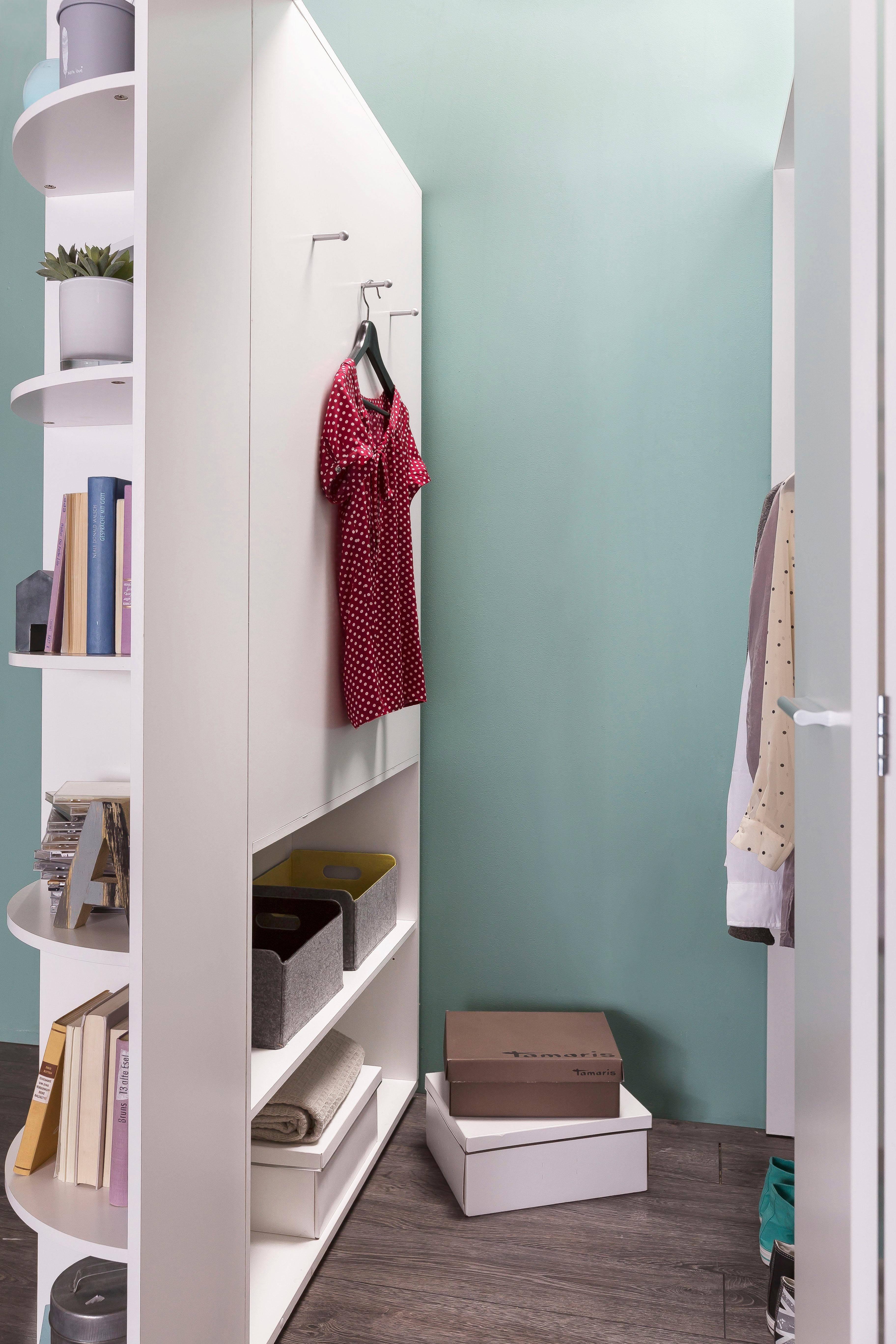 Wimex Tienerkamerset Joker kledingkast met garderobe, bed en opberglades (set, 4-delig)