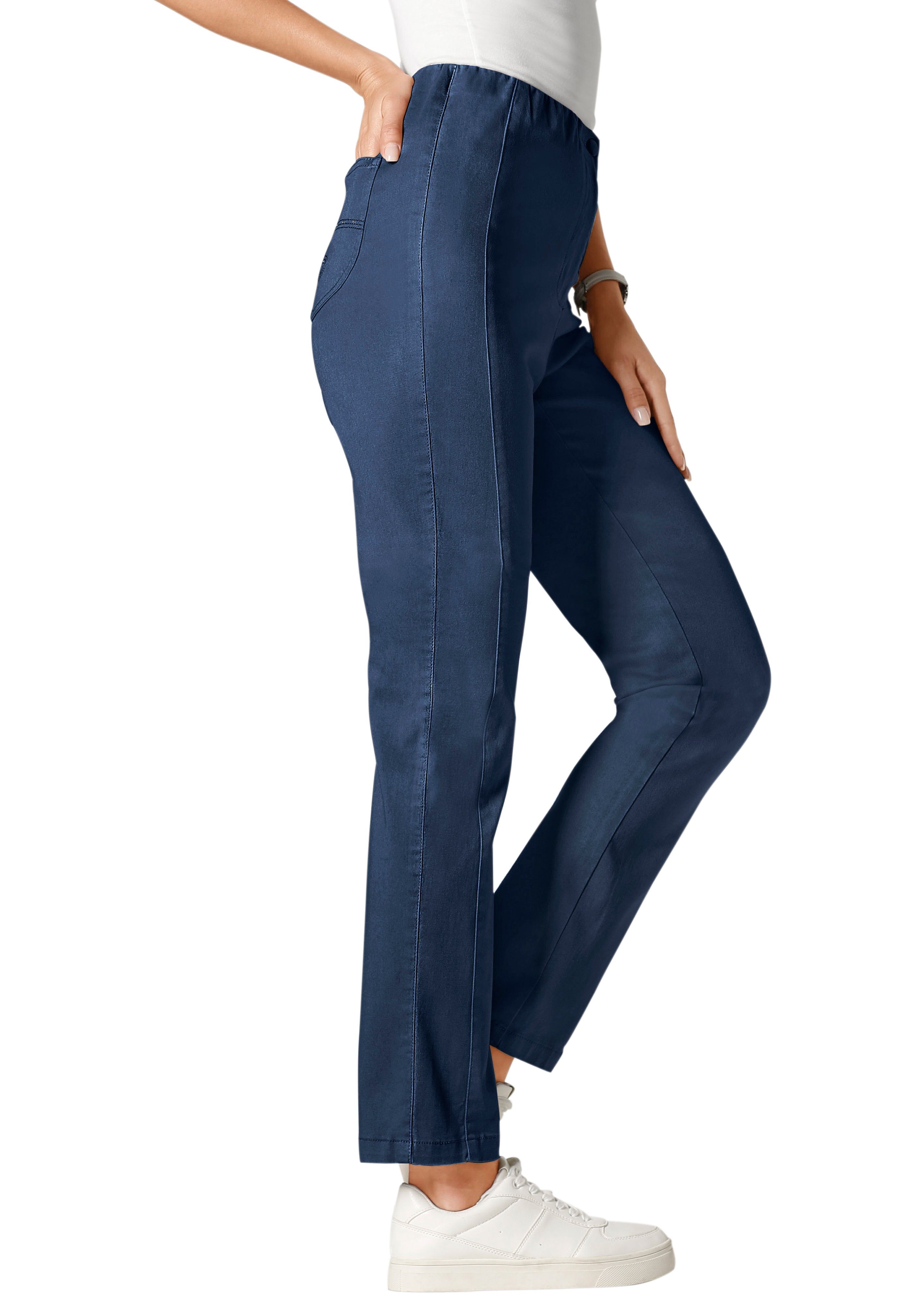 Classic Basics NU 15% KORTING: Classic Basics jeans met aan de binnenkant geplaatste elastische band