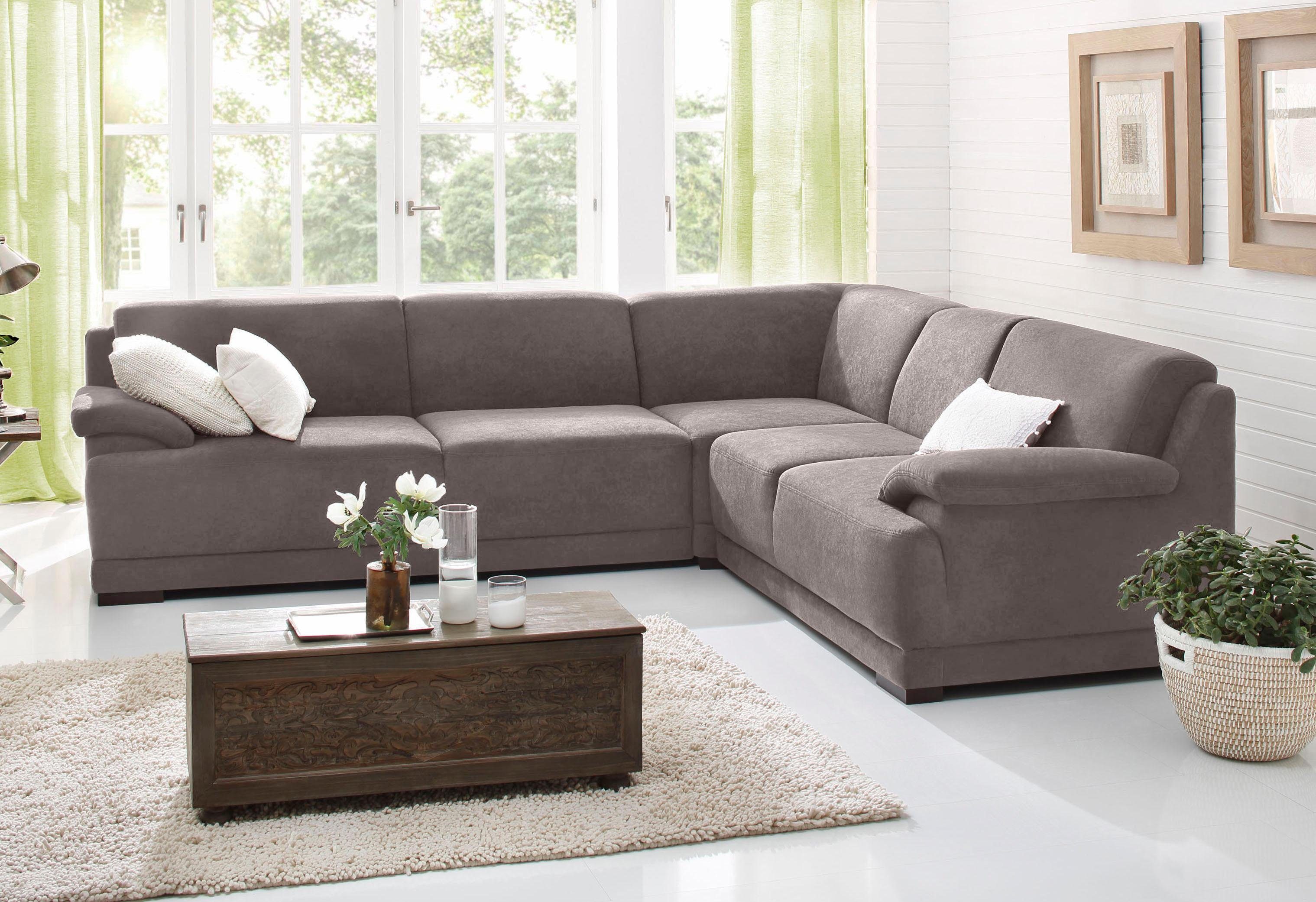Home affaire Hoekbank Telos L-vorm met boxspringvering en in 3 kwaliteiten