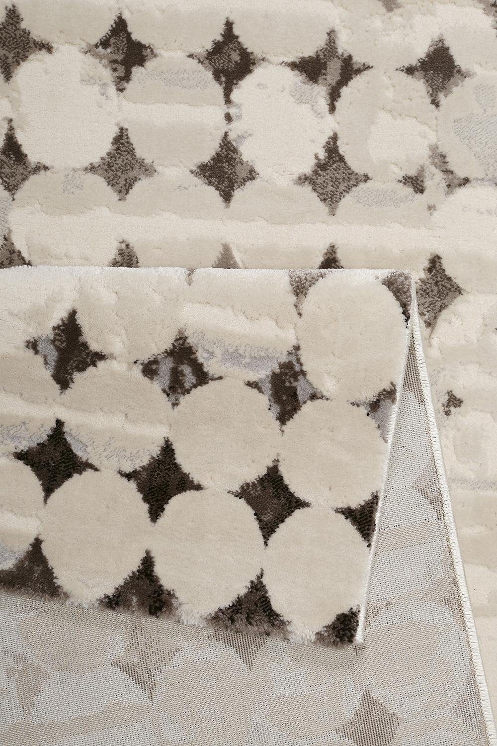 Esprit Vloerkleed Velvet Spots ESP-3352 Kortpolig, hoog-laag structuur, woonkamer, slaapkamer