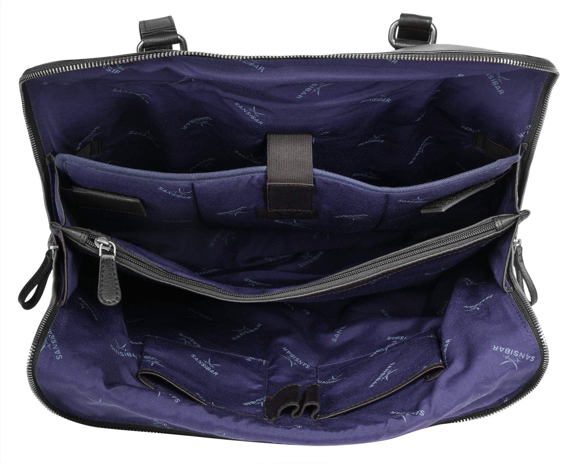 Sansibar Shopper echt leder