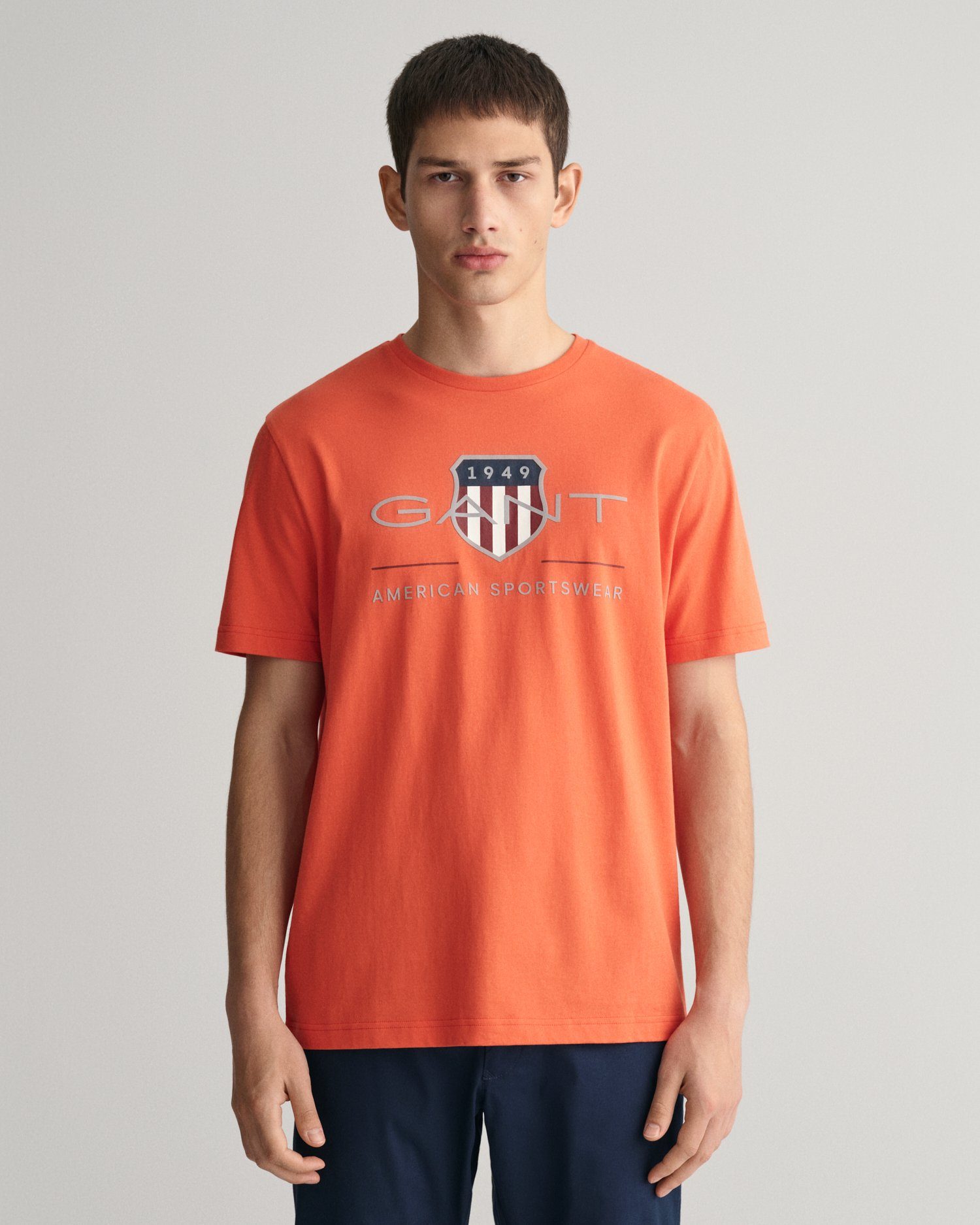 Gant T-shirt met labelprint model 'ARCHIVE'