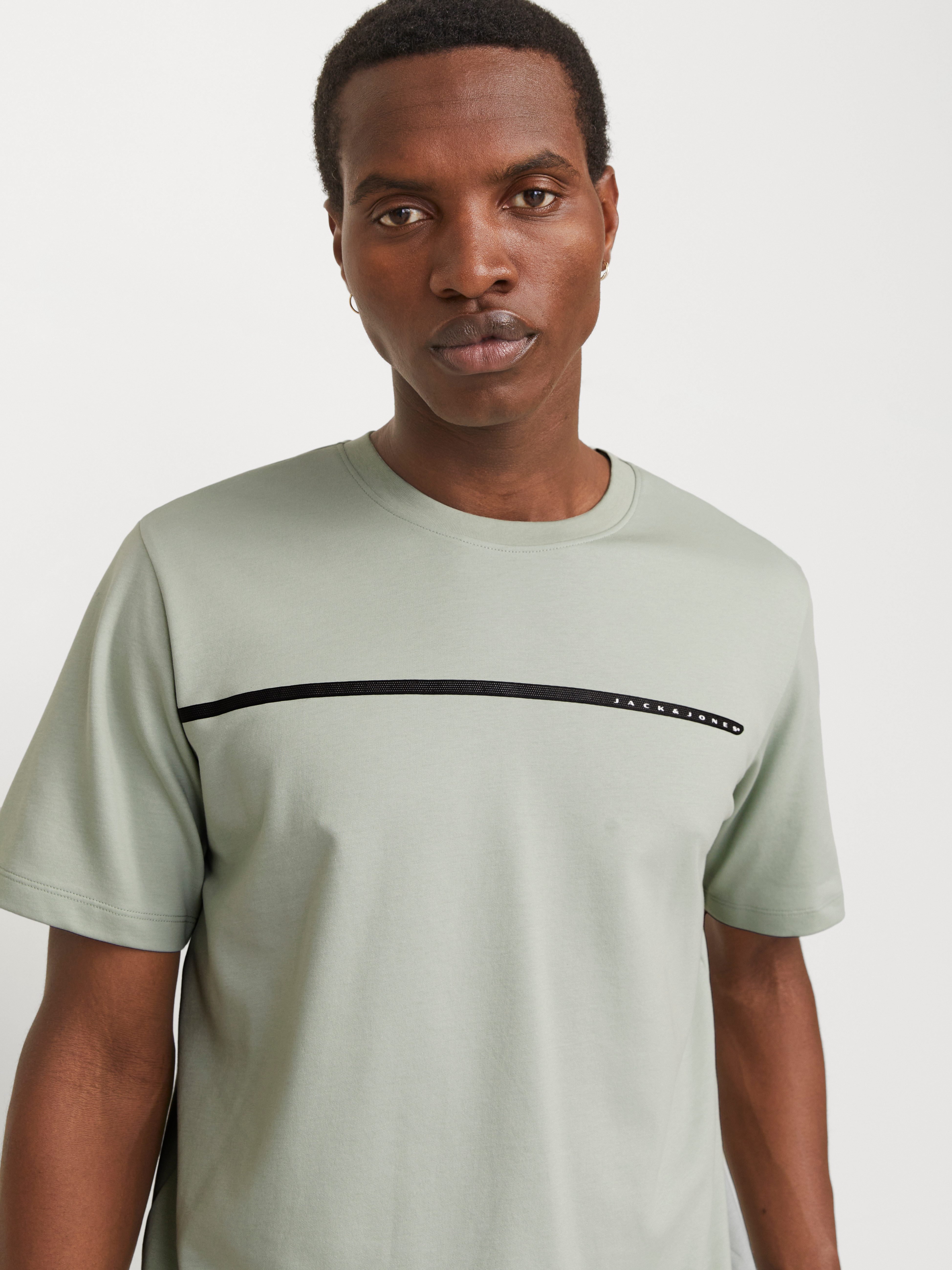Jack & Jones T-shirt JCOFUSION FULL BRANDING TEE SS CREW NOOS