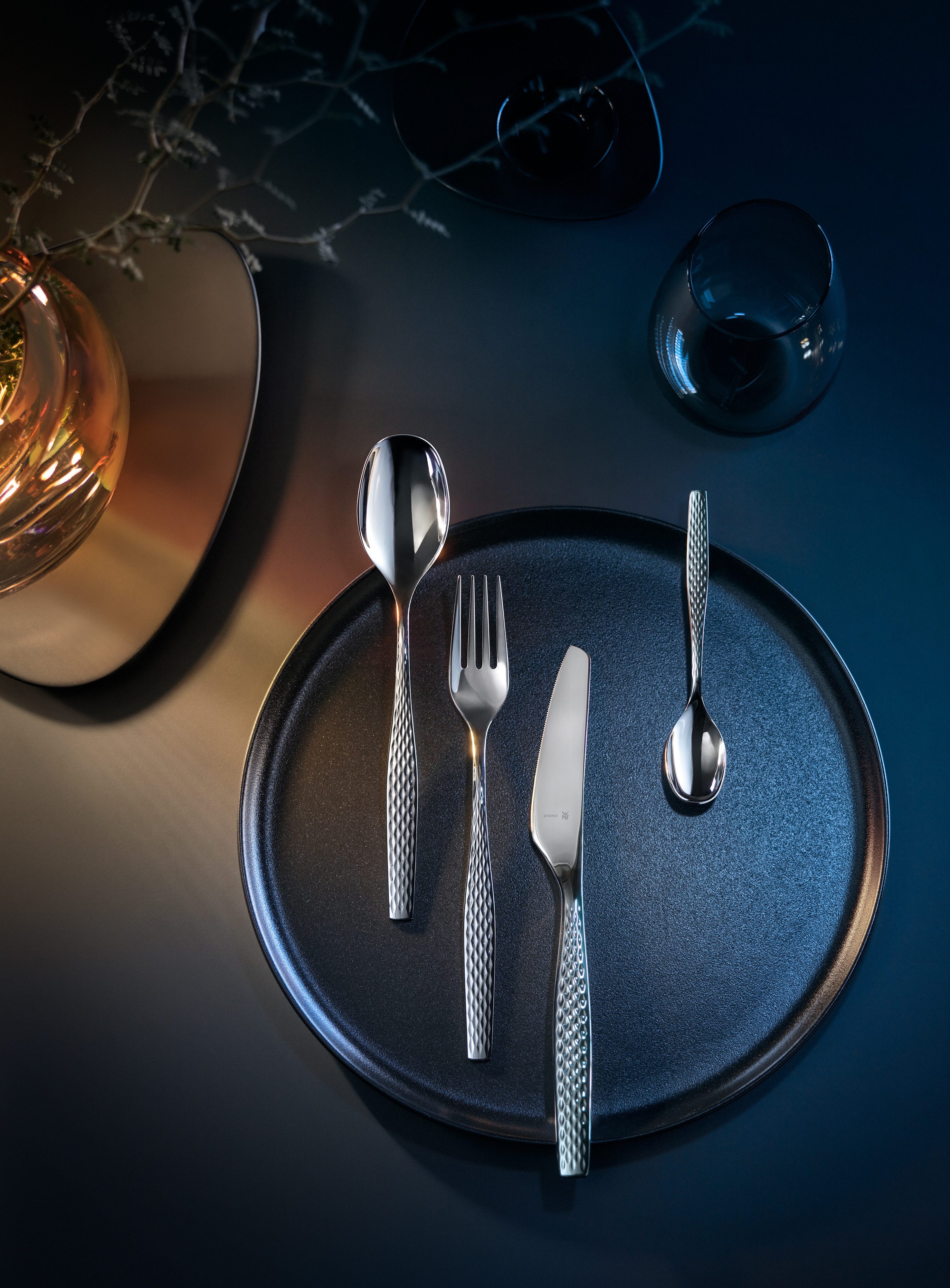 WMF Bestekset Sentic ergonomisch, cromargan protect (set, 30-delig)