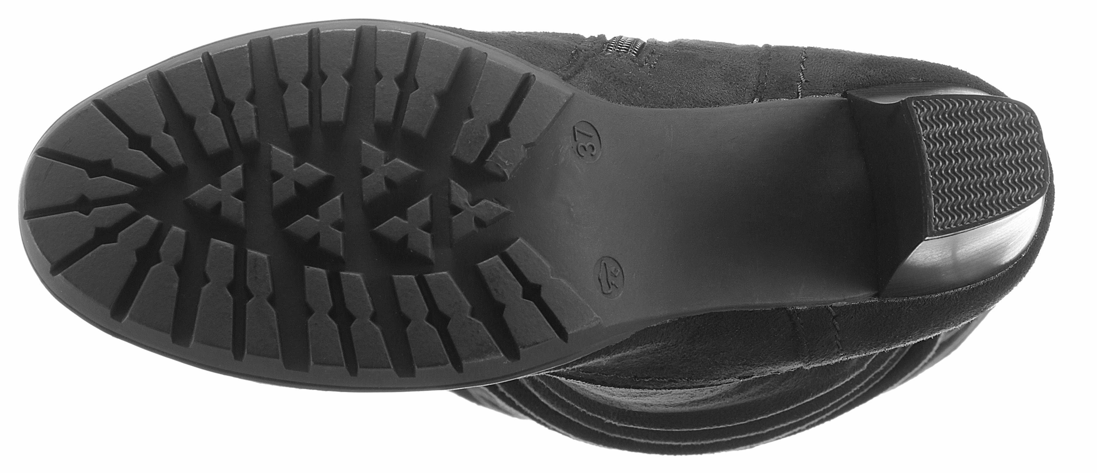 Aniston SHOES Laarzen met plooien aan de slouchy schacht - nieuwe collectie