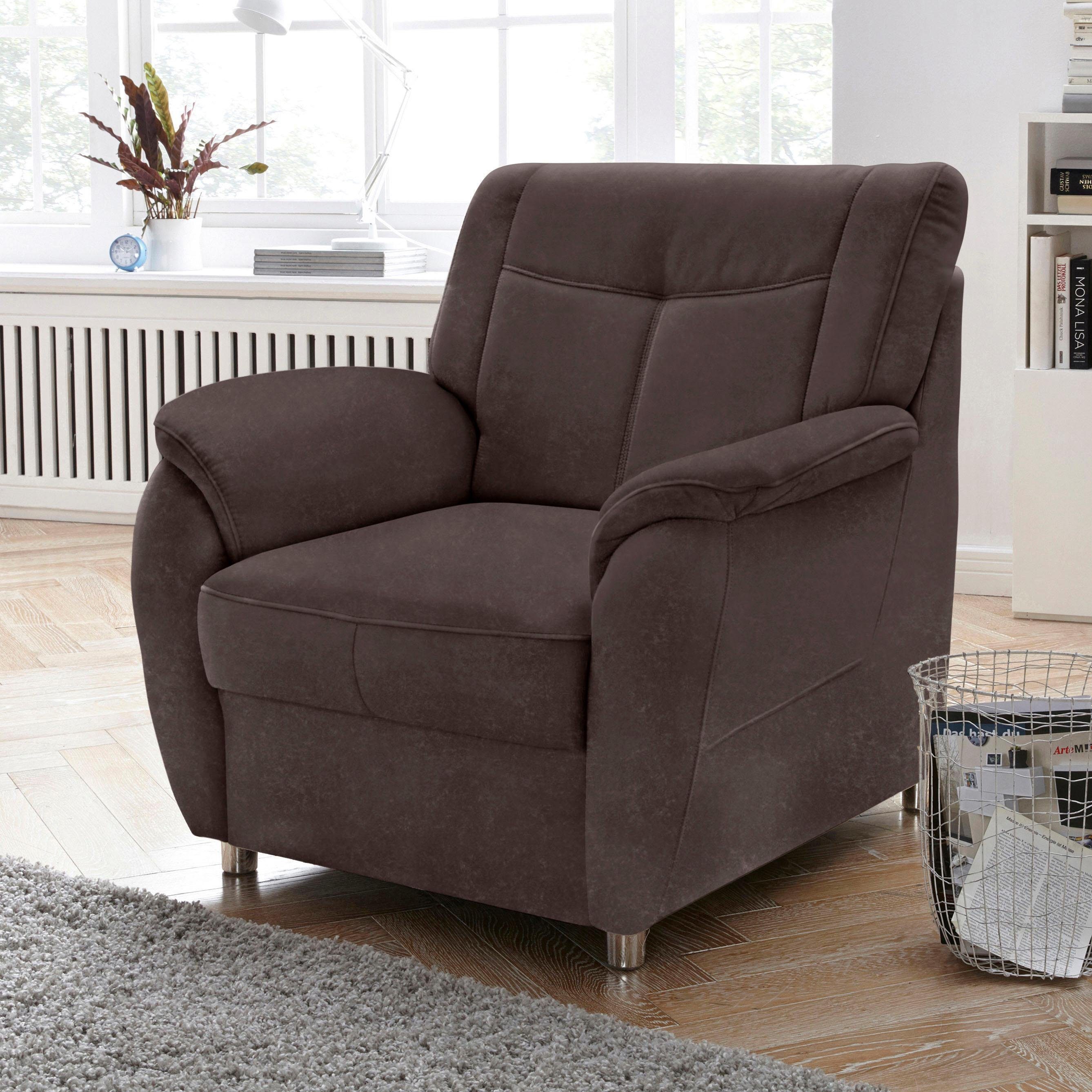 SIT & MORE fauteuil, met binnenvering