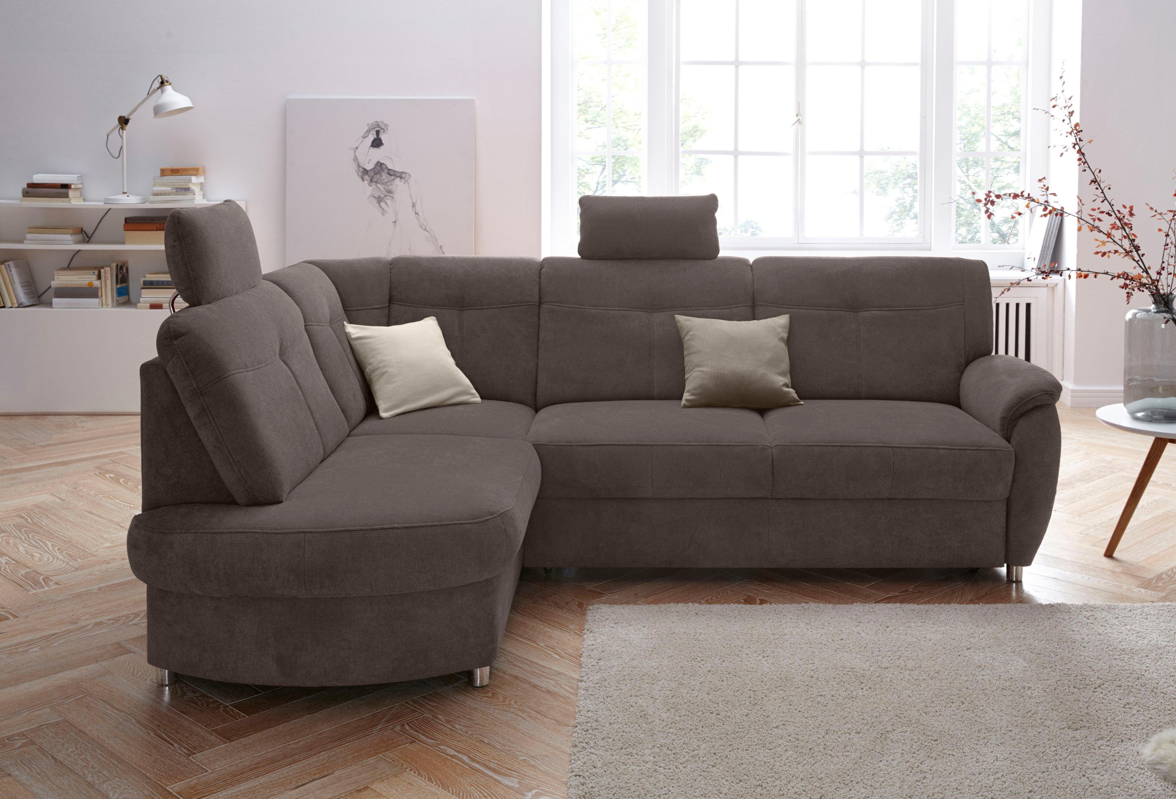 Sit&more Hoekbank Sonoma L-vorm naar keuze met slaapfunctie en bedkist